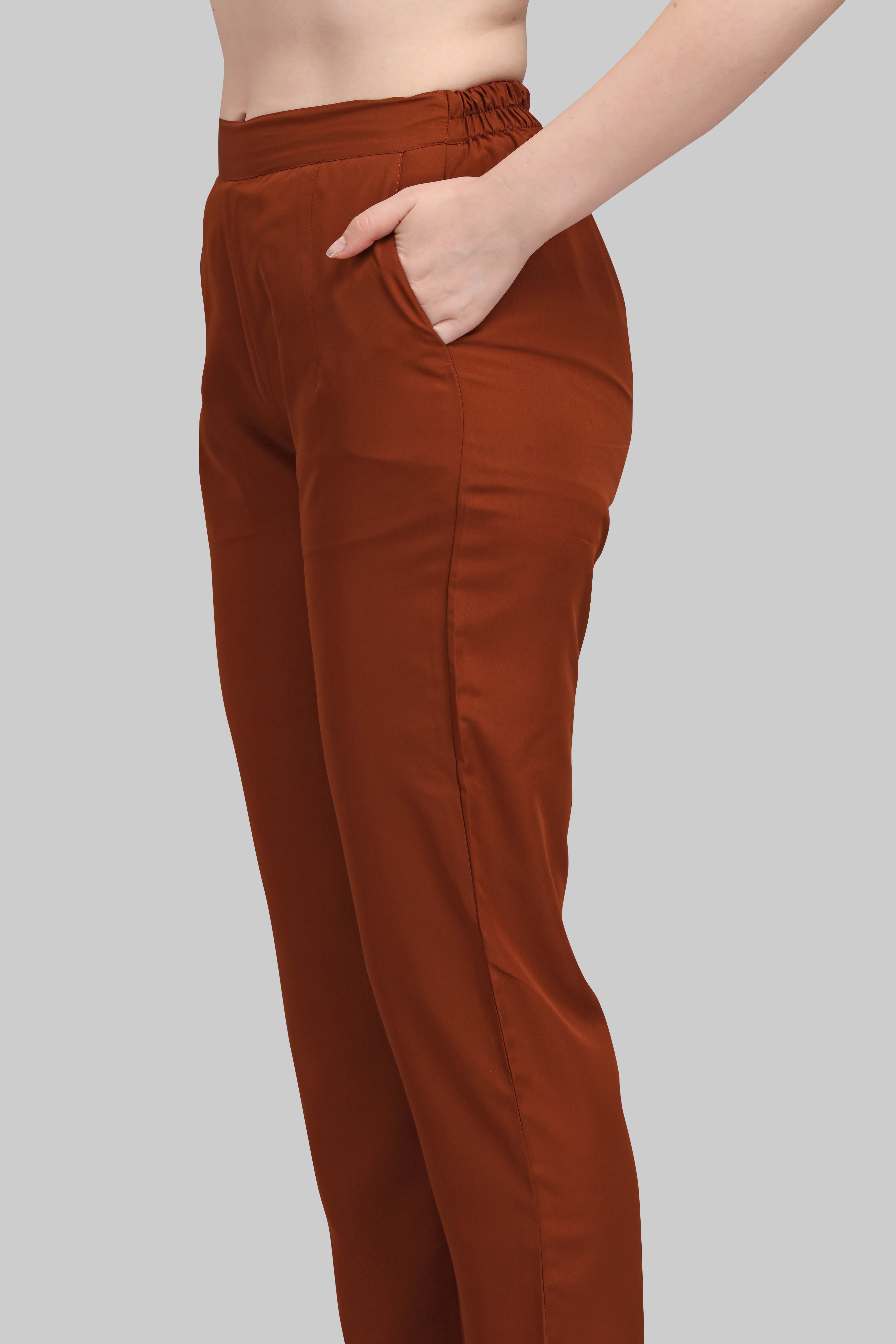 Women Solid Formal Kurta Pant