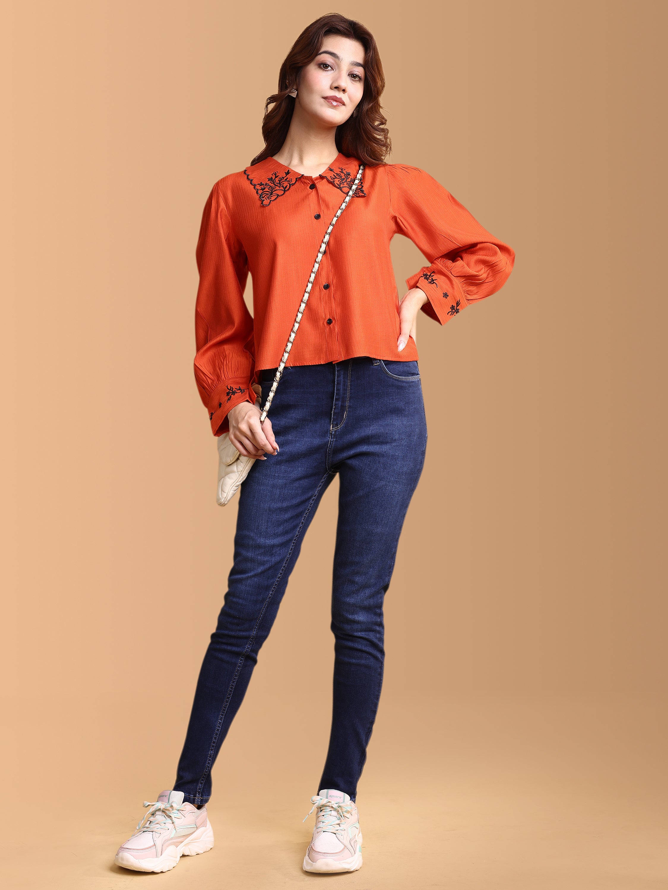 Women Embroidery Work Top