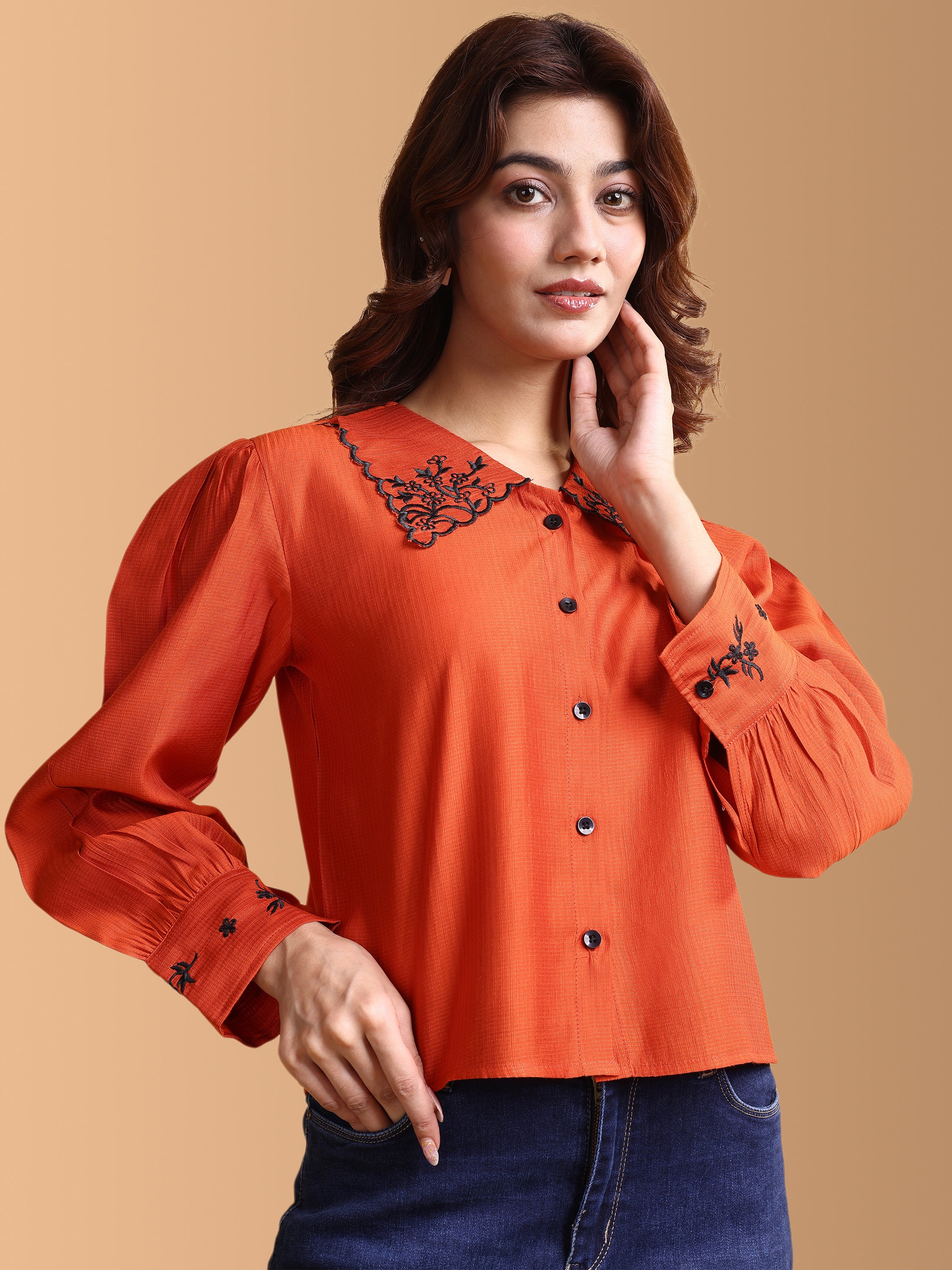 Women Embroidery Work Top