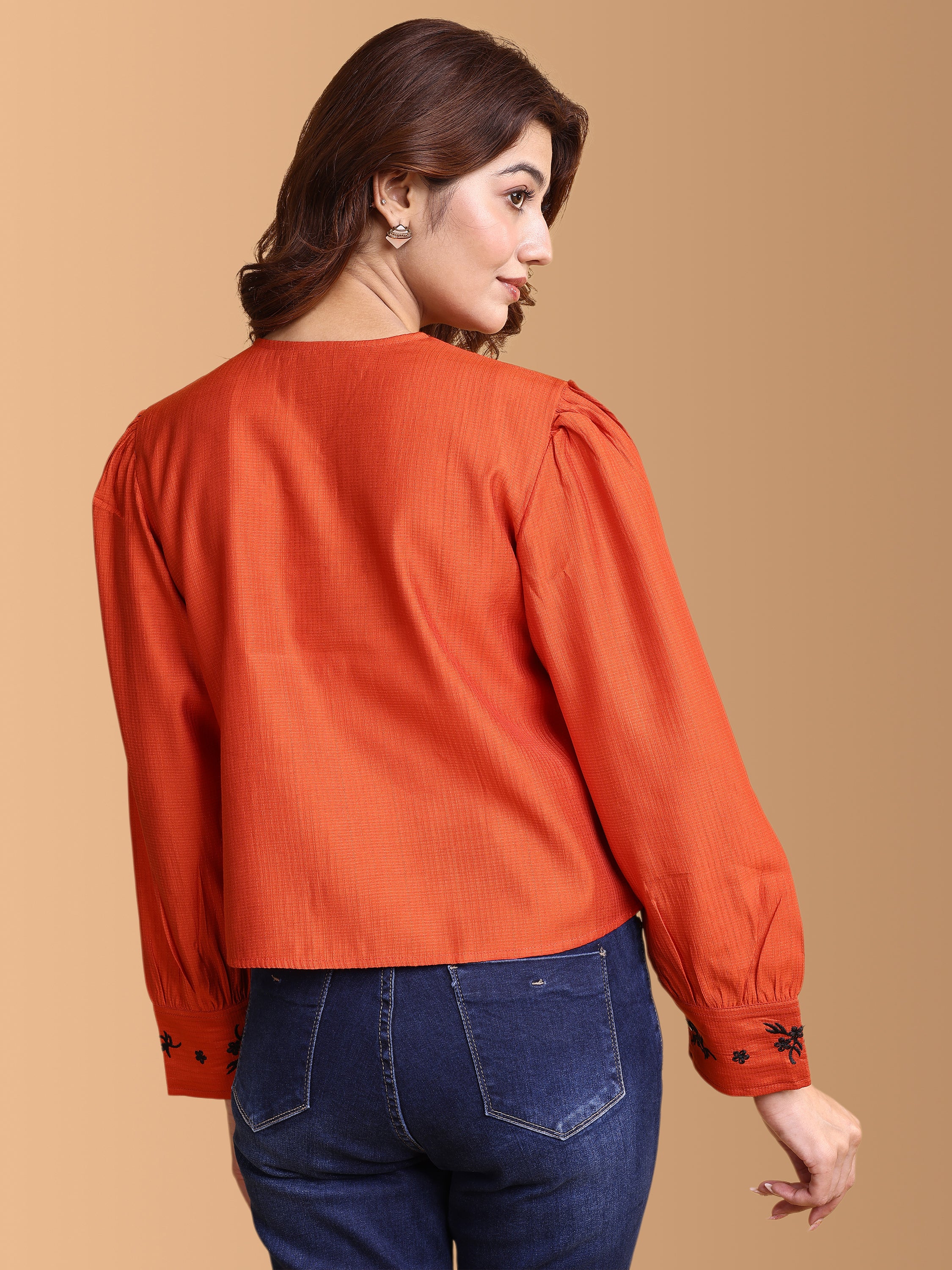 Women Embroidery Work Top