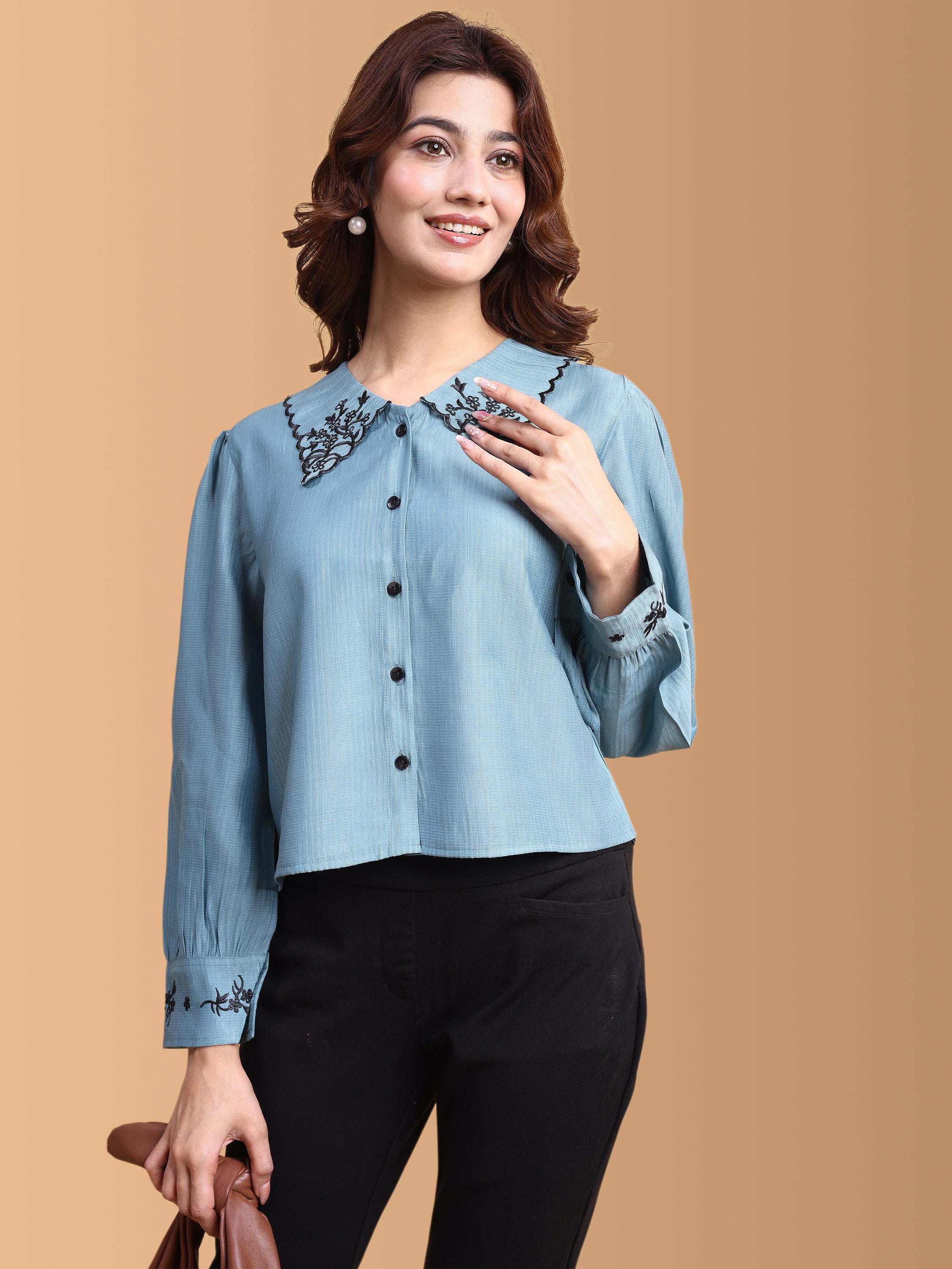 Women Embroidery Work Top