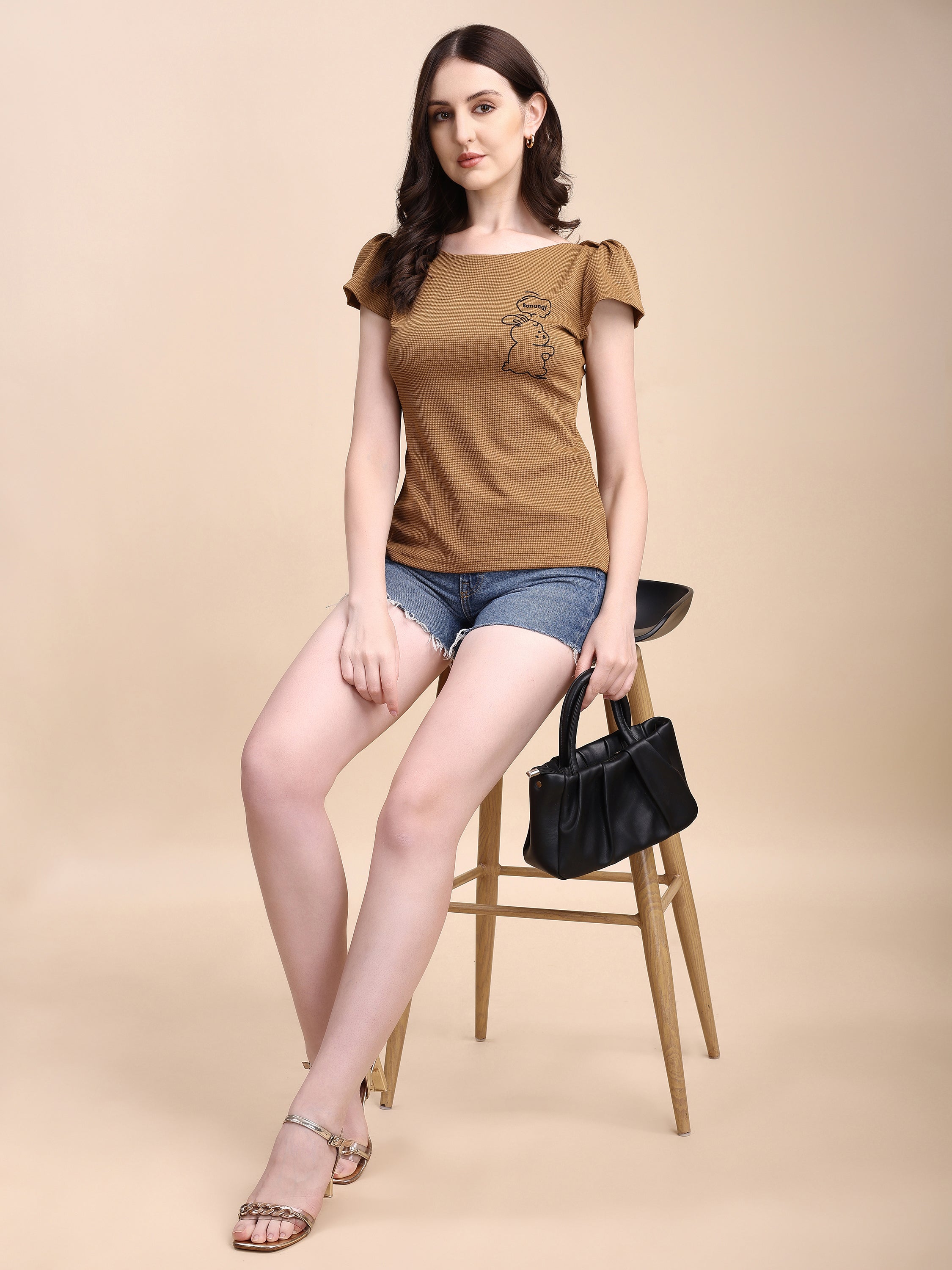 Kinjo Women Solid Formal Tops