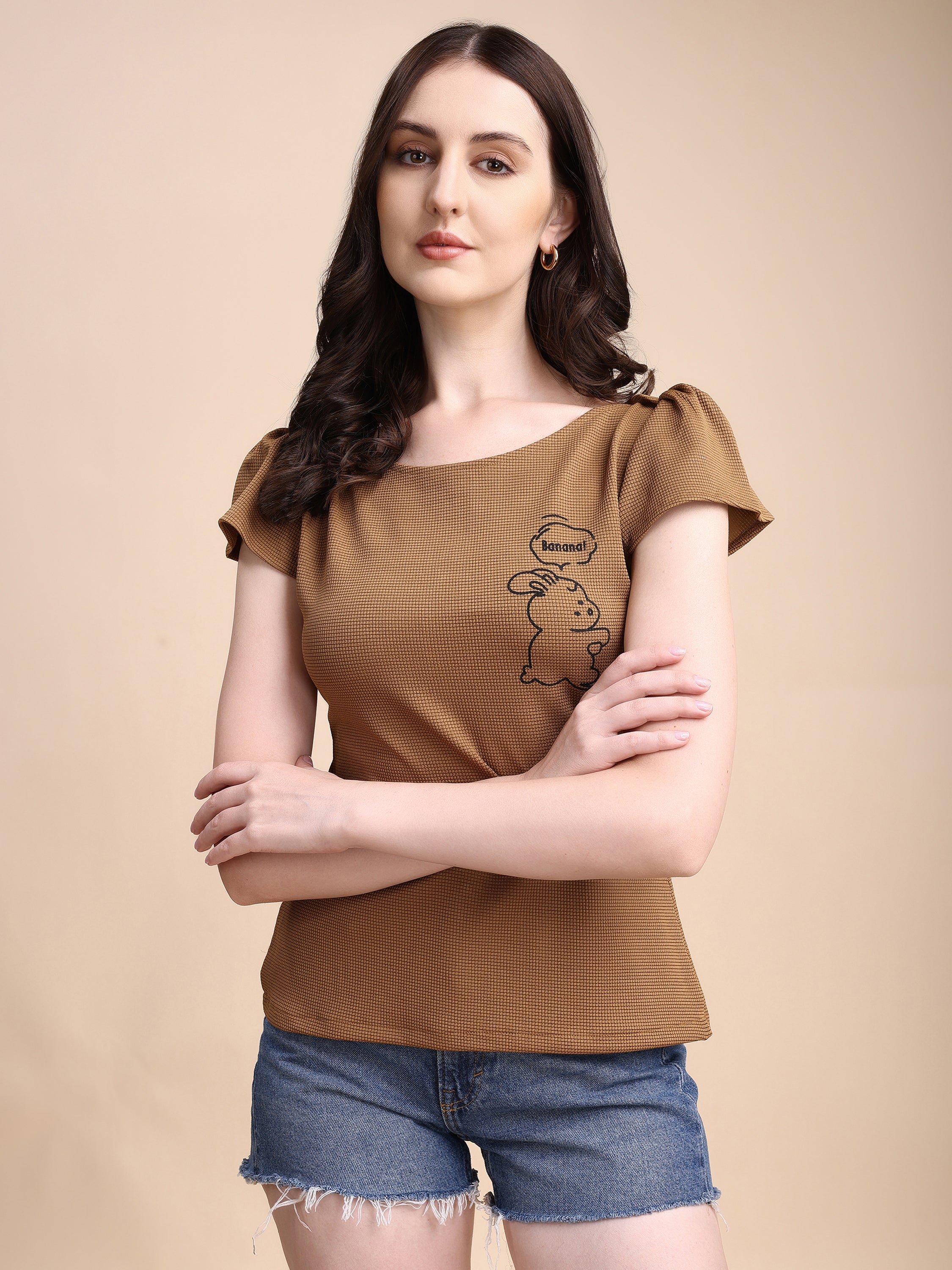 Kinjo Women Solid Formal Tops
