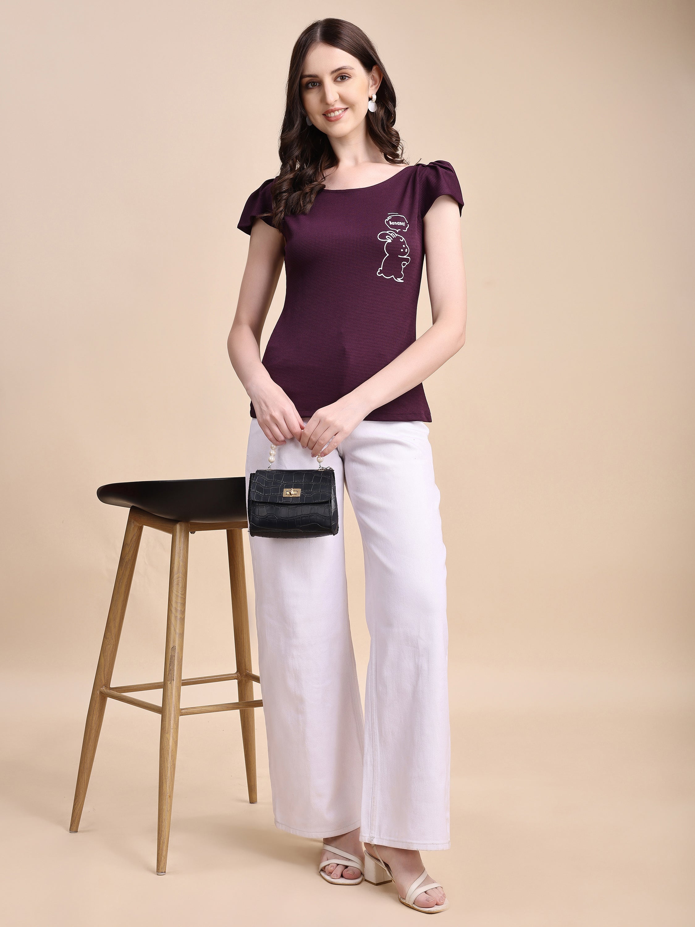 Kinjo Women Solid Formal Tops