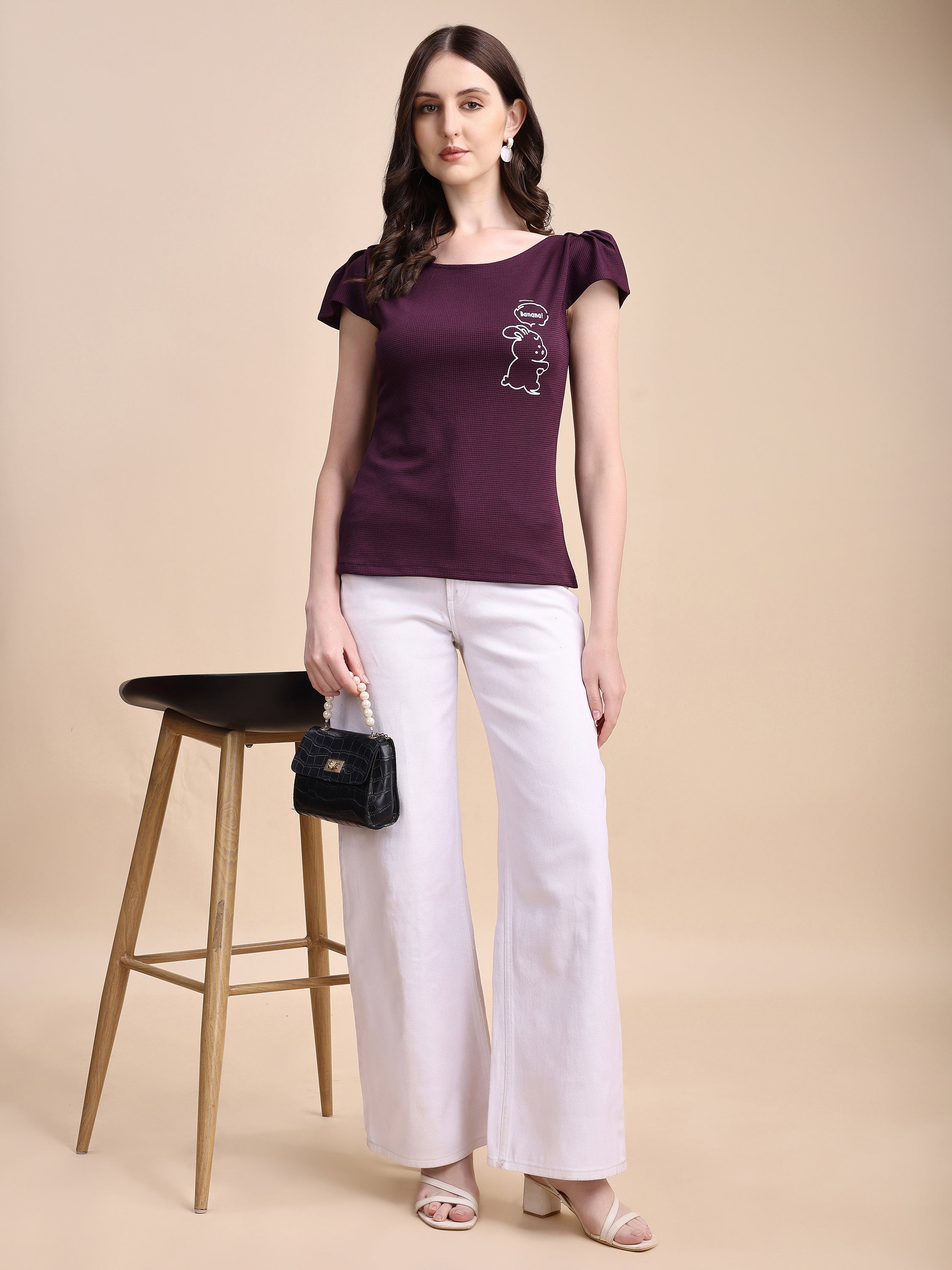 Kinjo Women Solid Formal Tops
