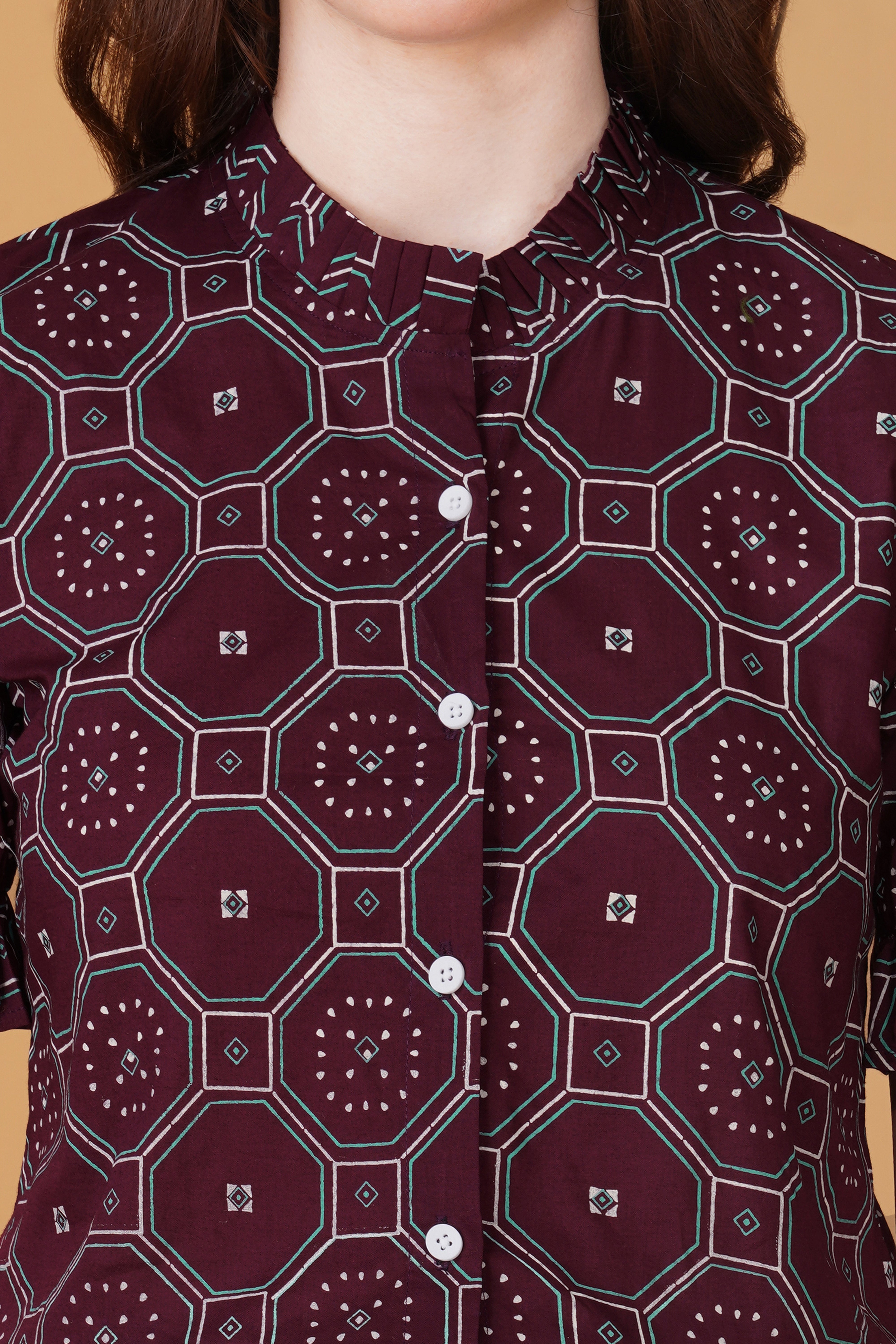 Women Printed Pure Cotton Top