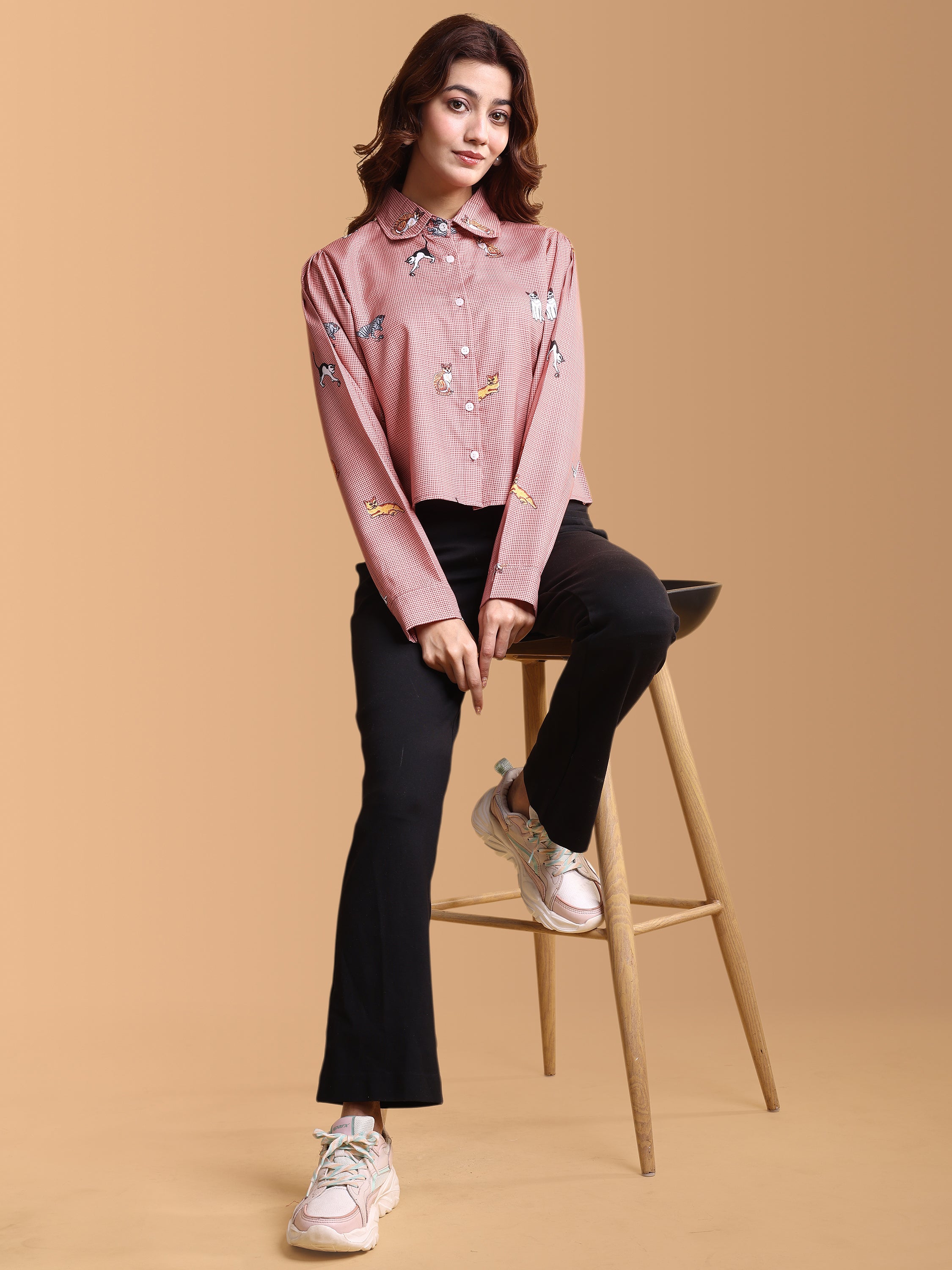 Women Animal Printed Shirt