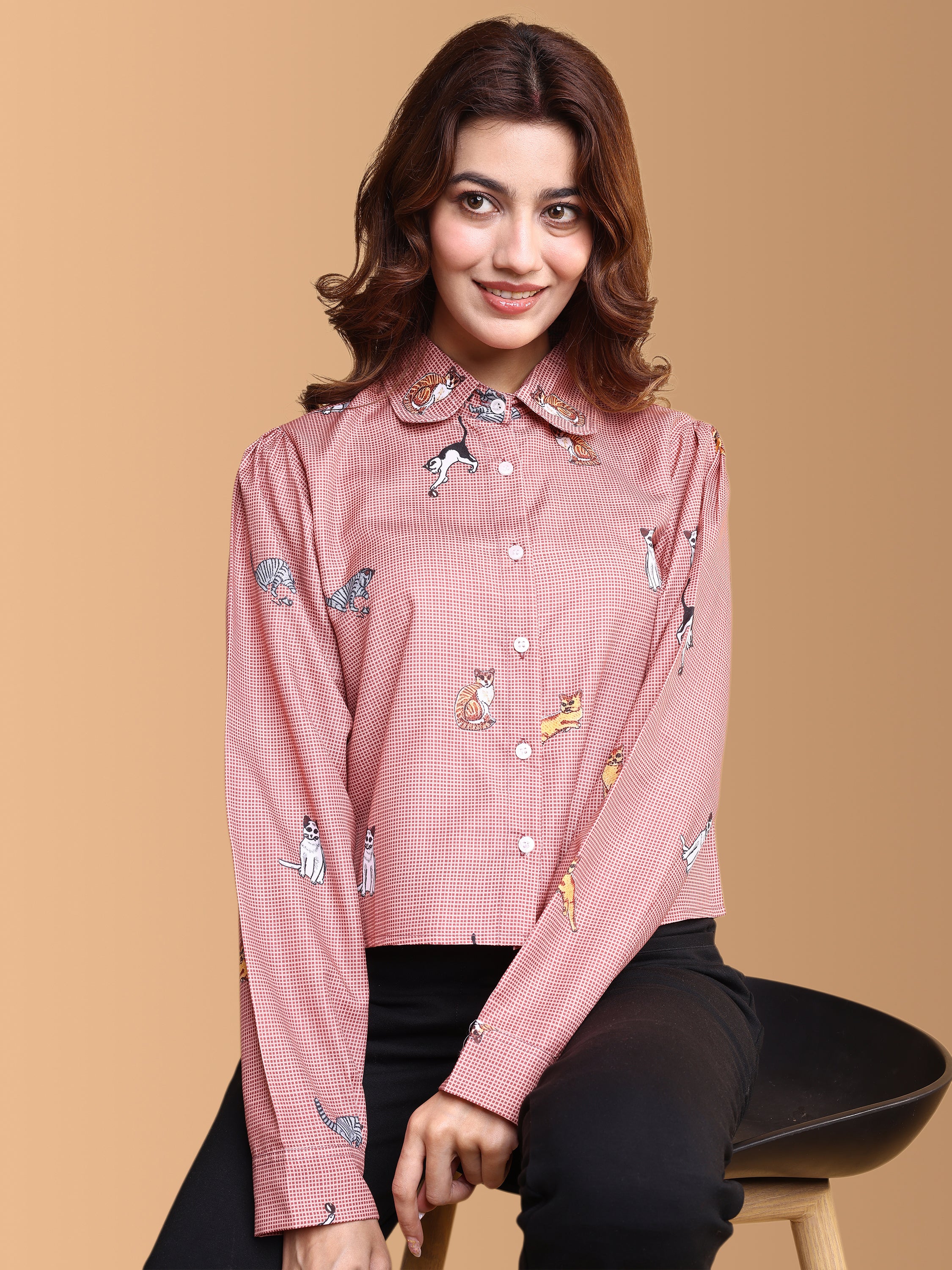 Women Animal Printed Shirt