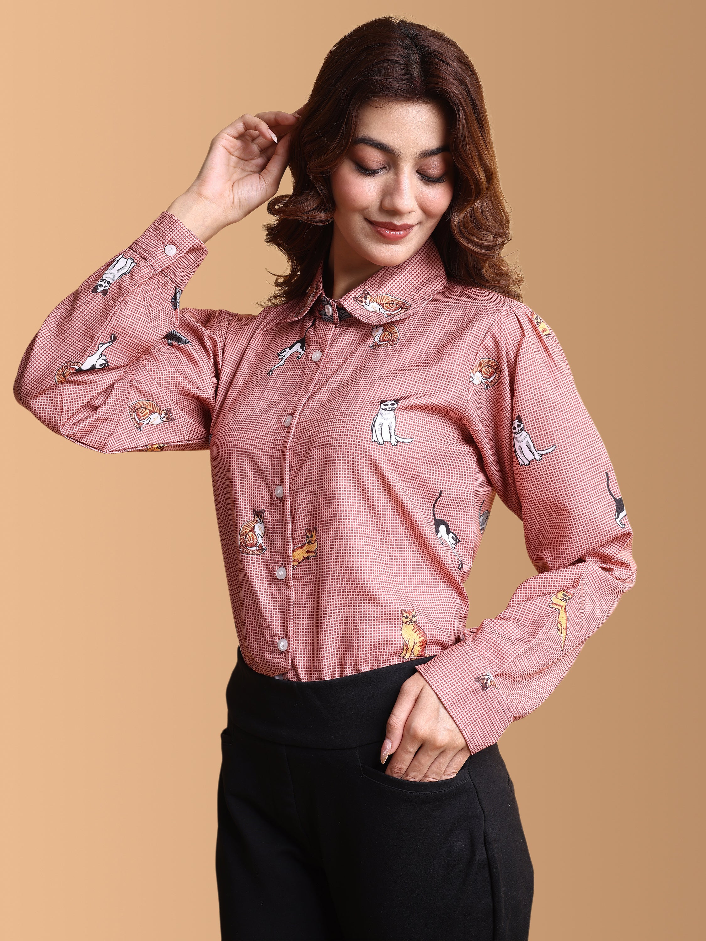 Women Animal Printed Shirt