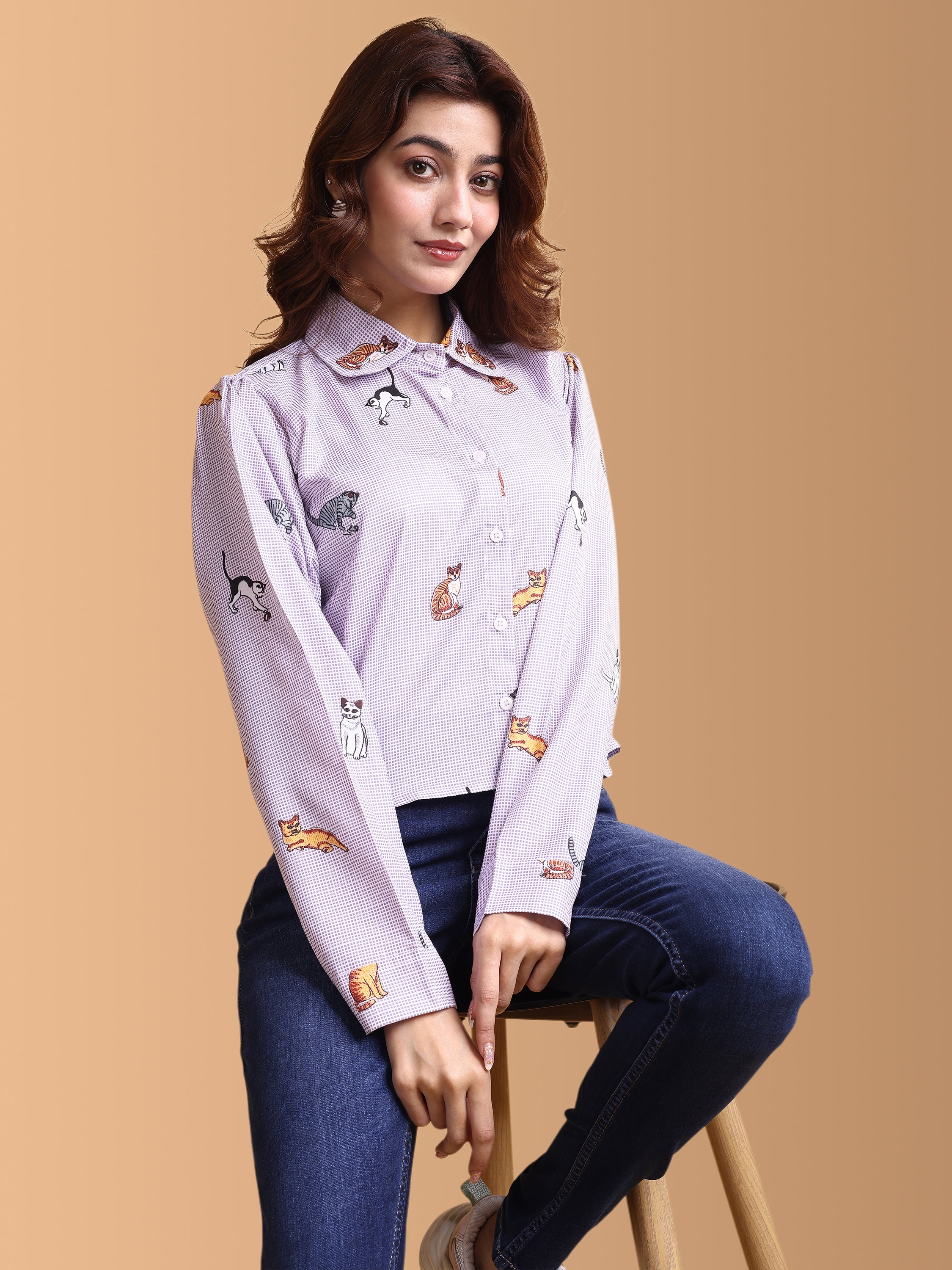 Women Animal Printed Shirt