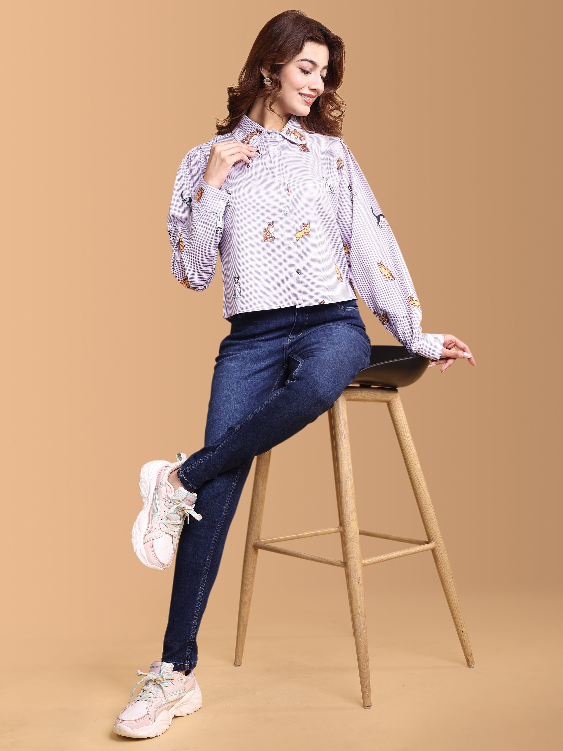 Women Animal Printed Shirt