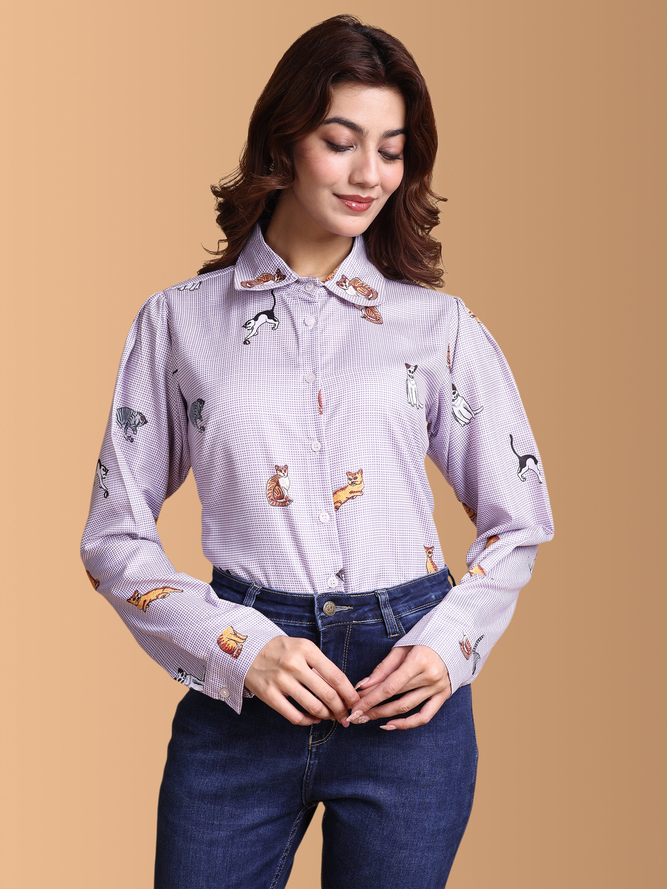 Women Animal Printed Shirt