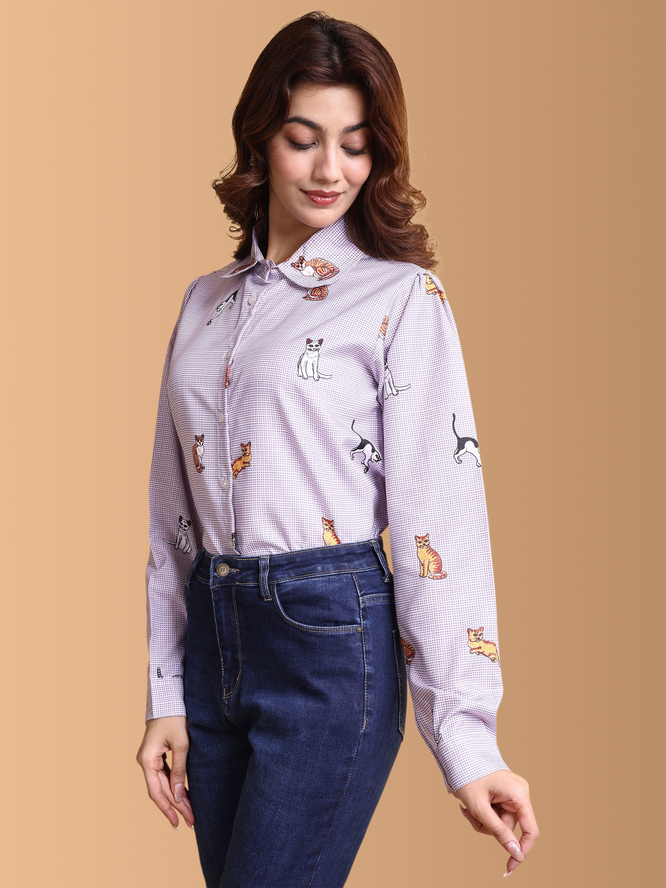 Women Animal Printed Shirt