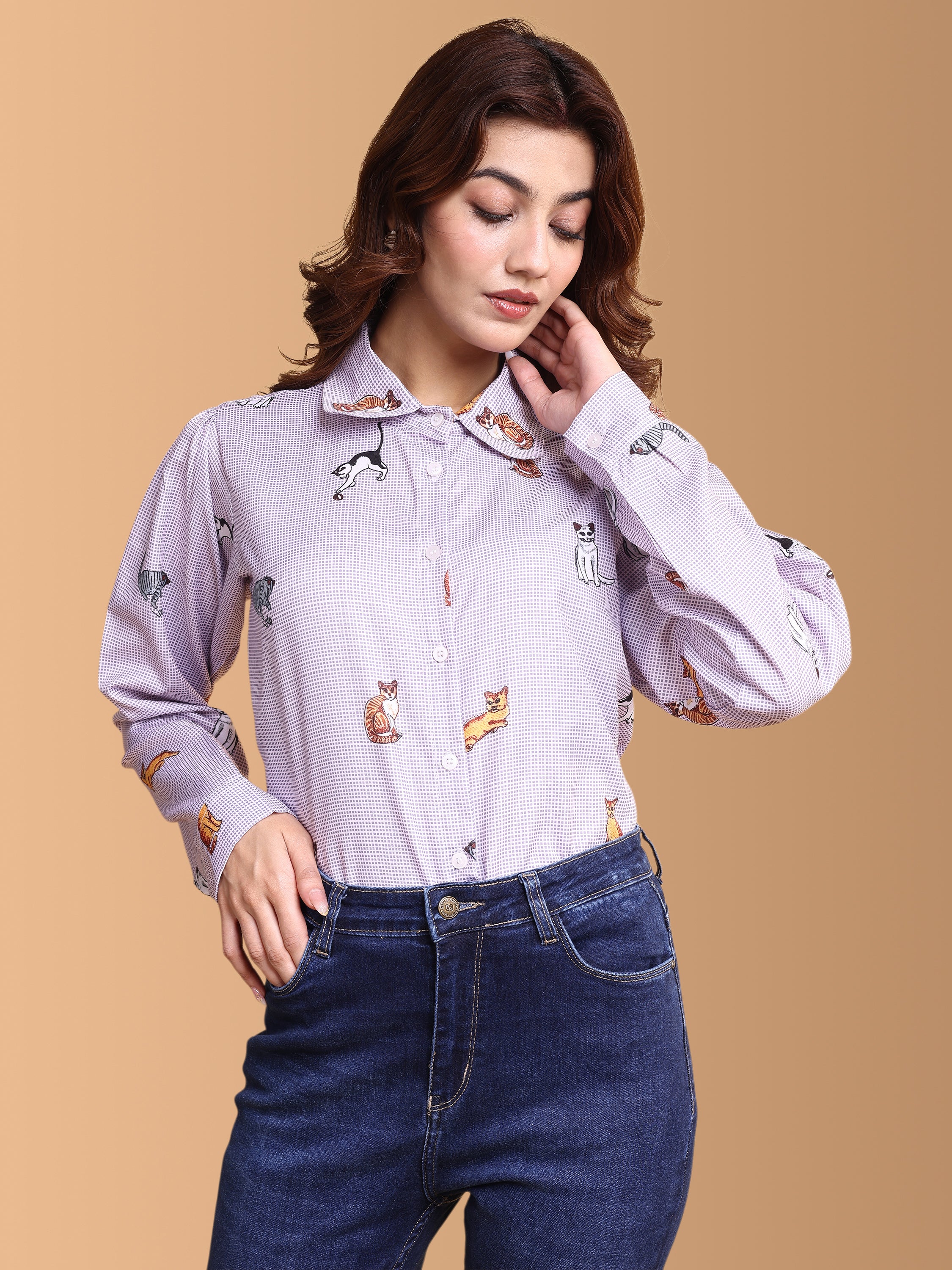 Women Animal Printed Shirt