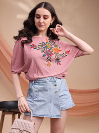 Hand Printed Oversized Top