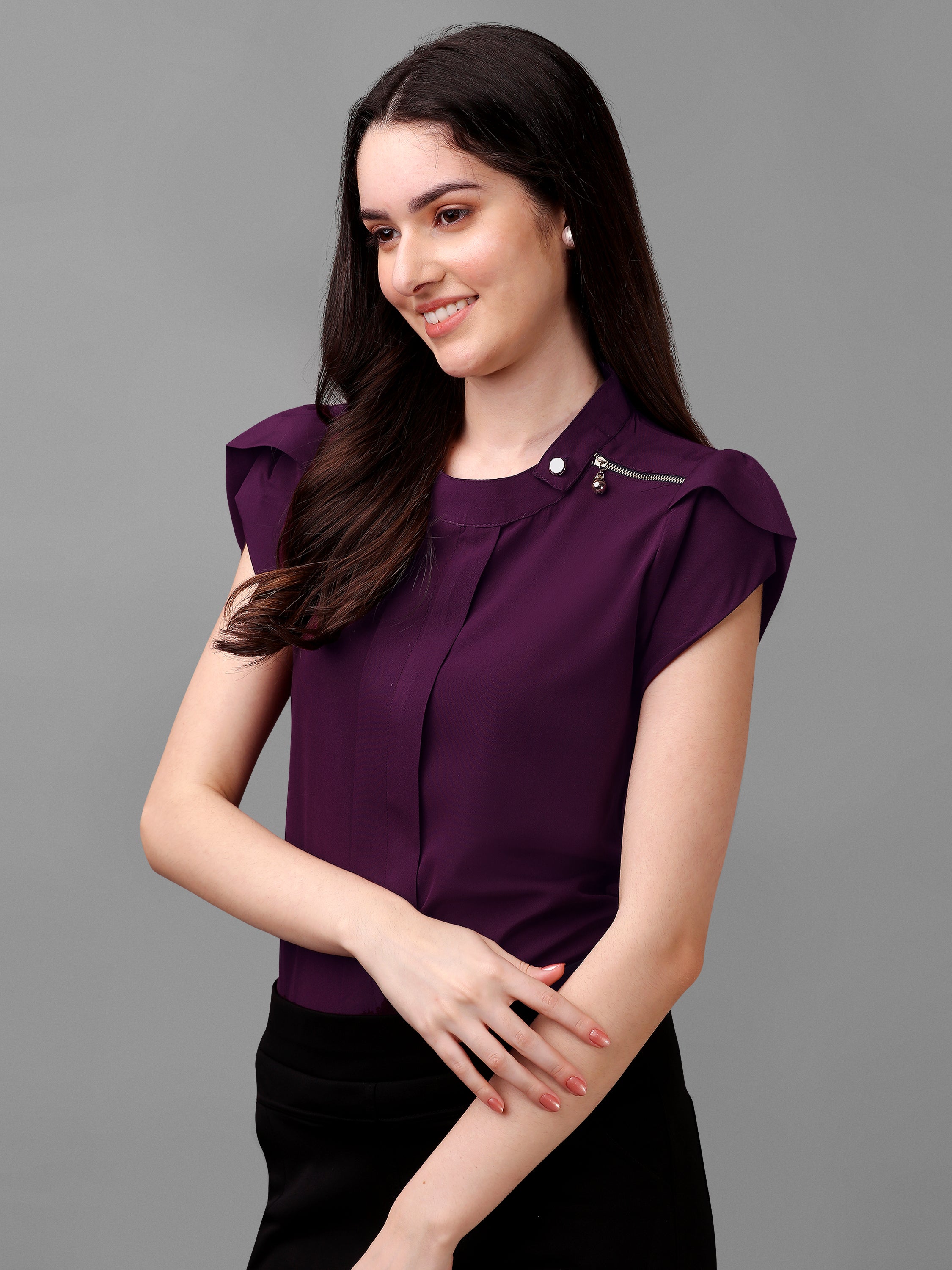 Women Soft American Crepe Western Top for women
