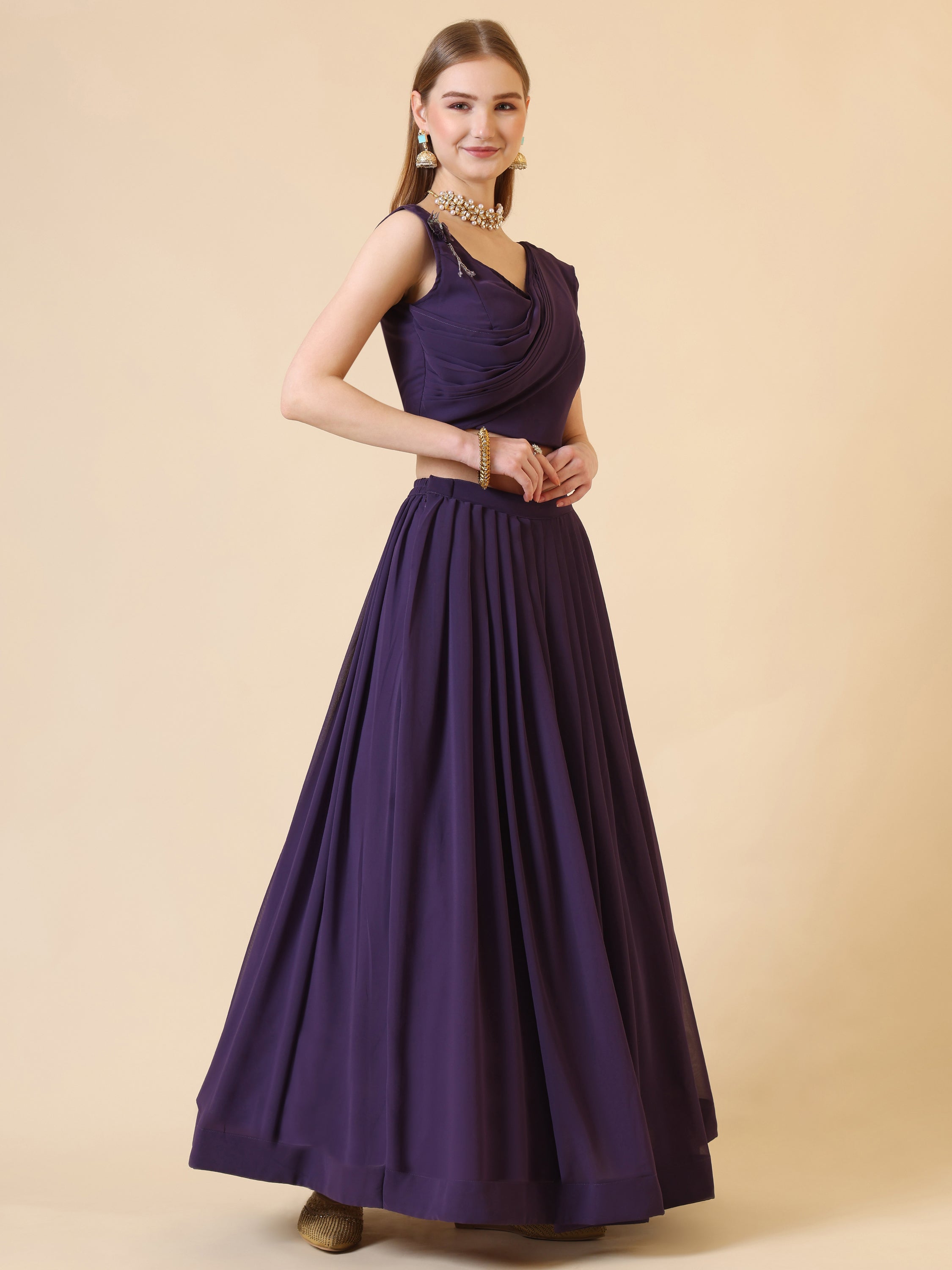 Ready to Wear Lehenga Choli Three Piece Set