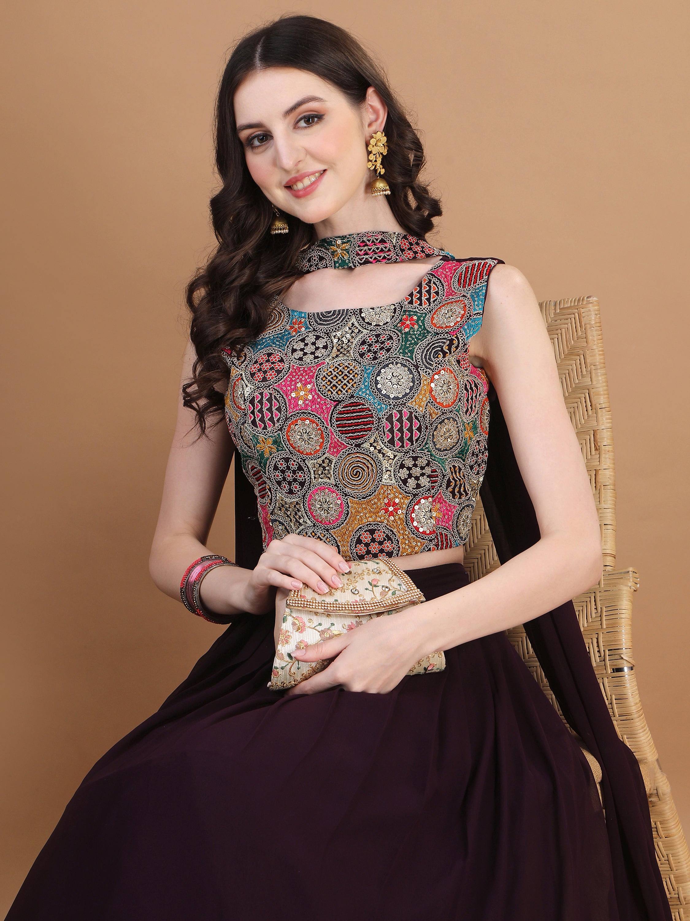 Ready to Wear Lehenga Choli Three Piece Set