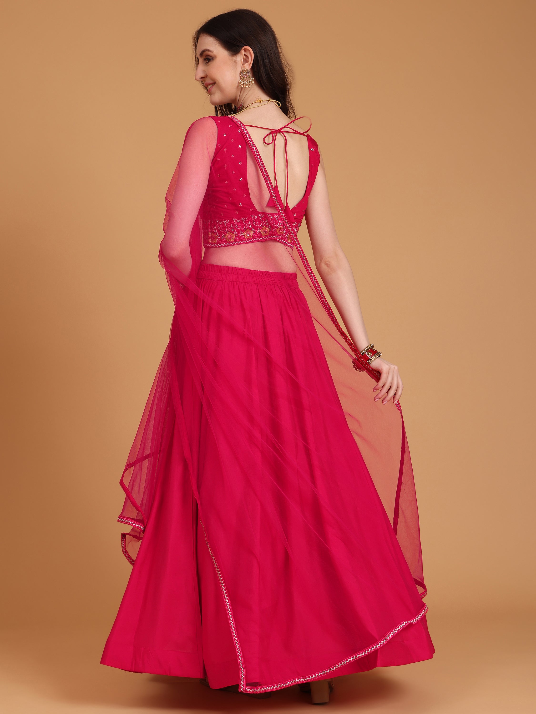 Ready to Wear Lehenga Choli Three Piece Set