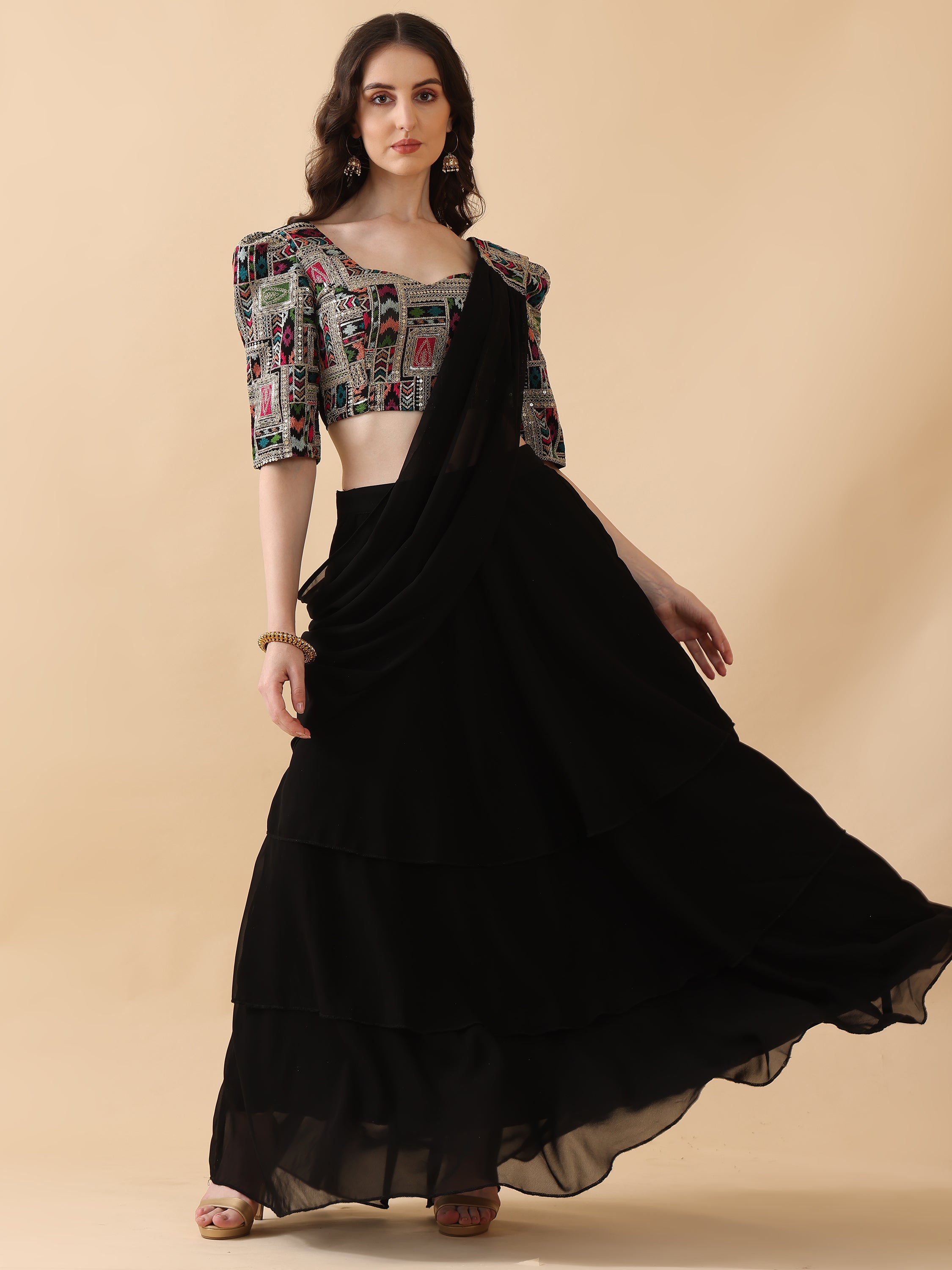 Ready to Wear Lehenga Choli Three Piece Set