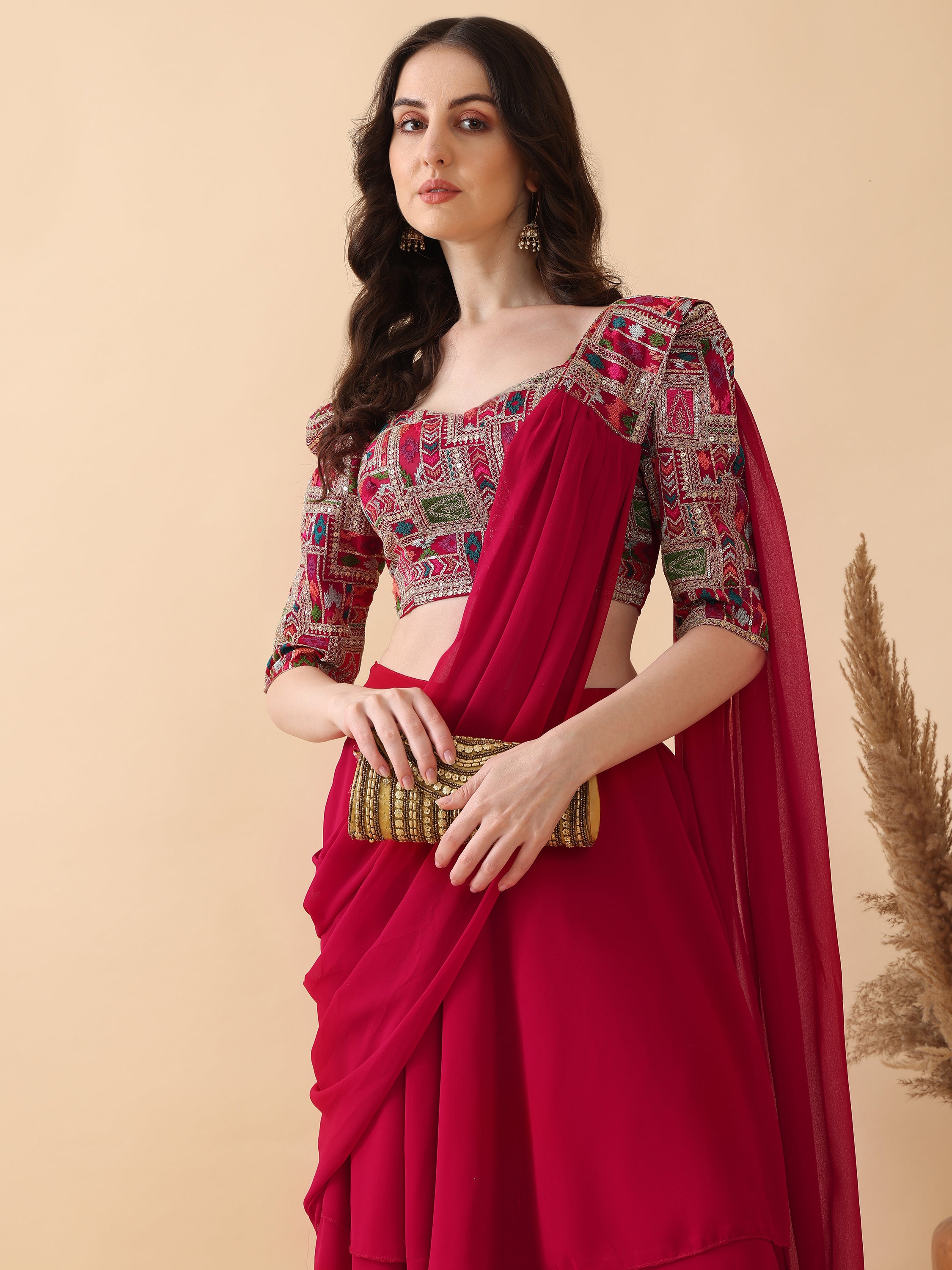 Ready to Wear Lehenga Choli Three Piece Set