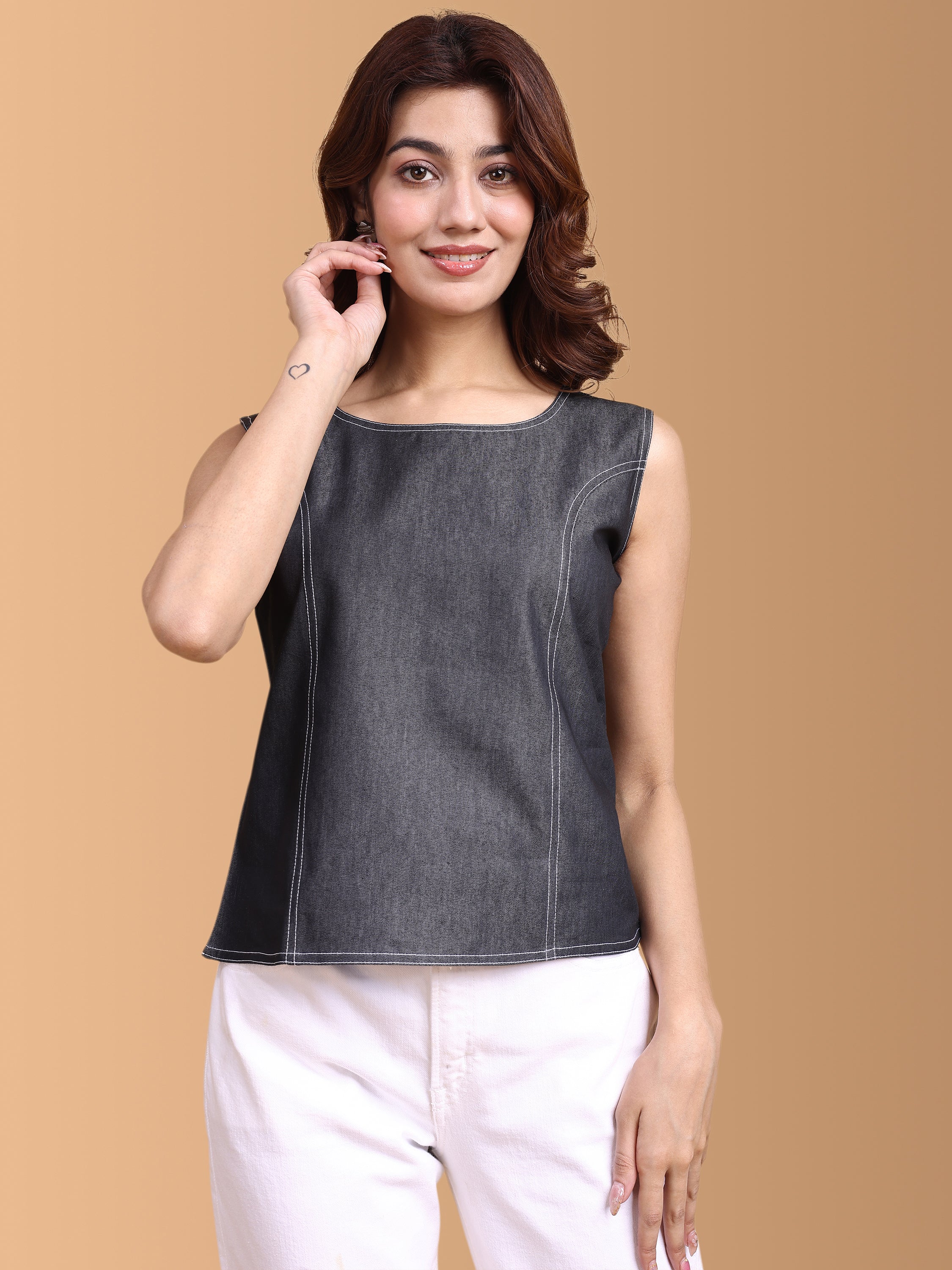 Women Denim Classic top