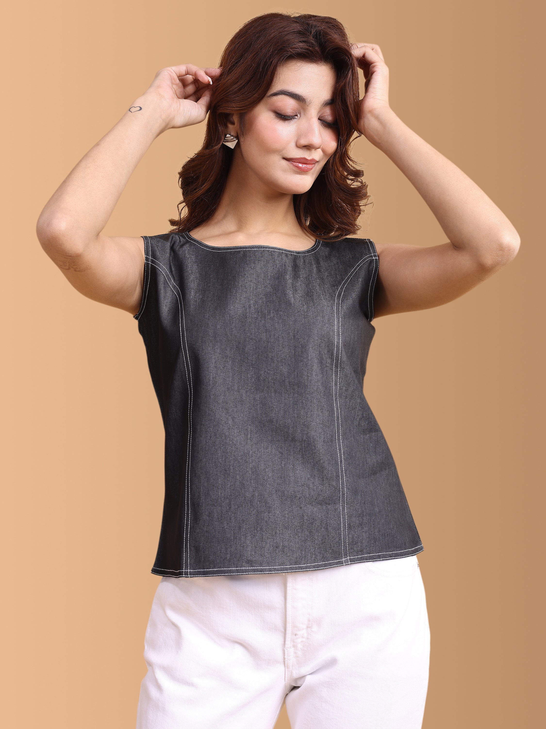 Women Denim Classic top