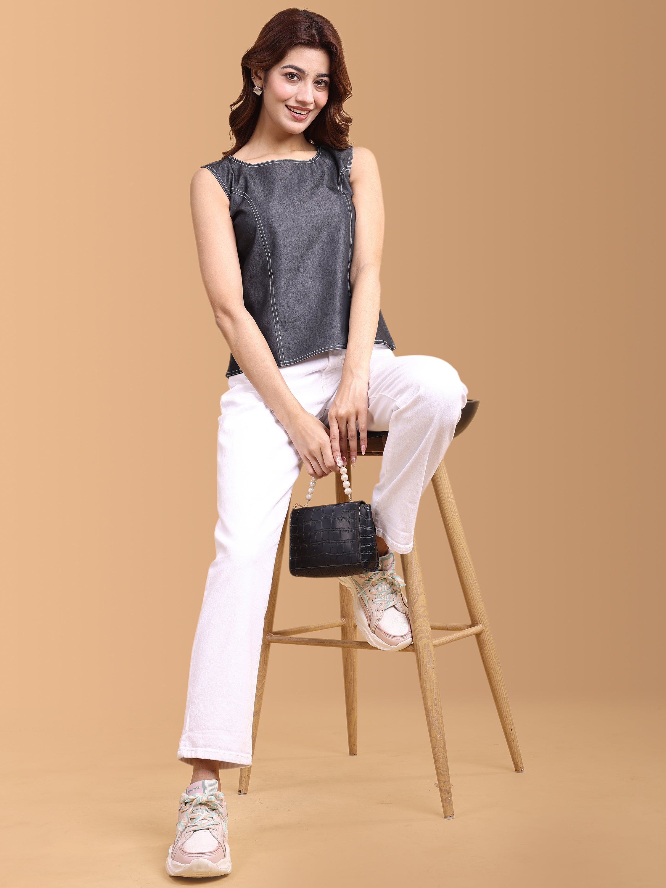 Women Denim Classic top