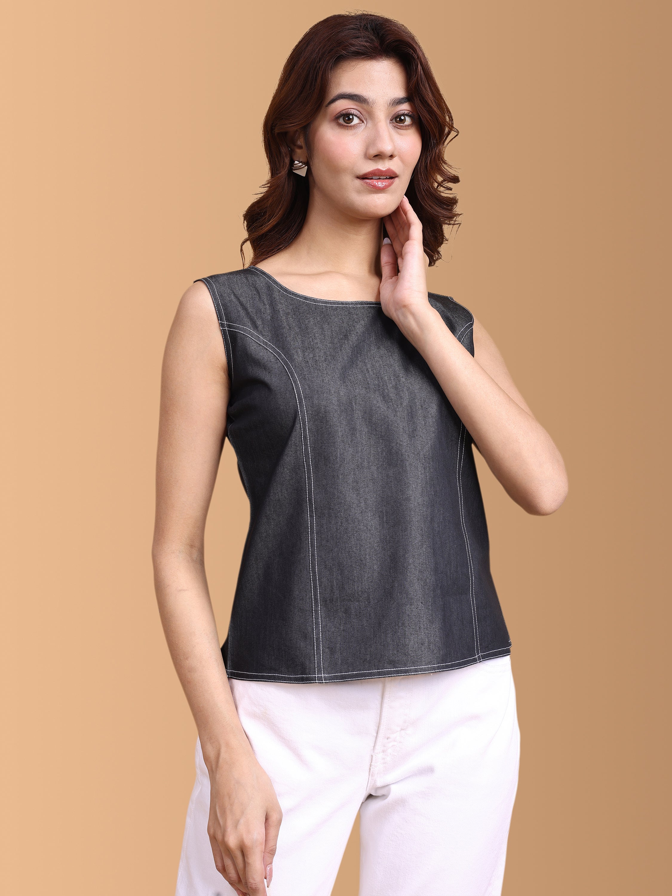 Women Denim Classic top