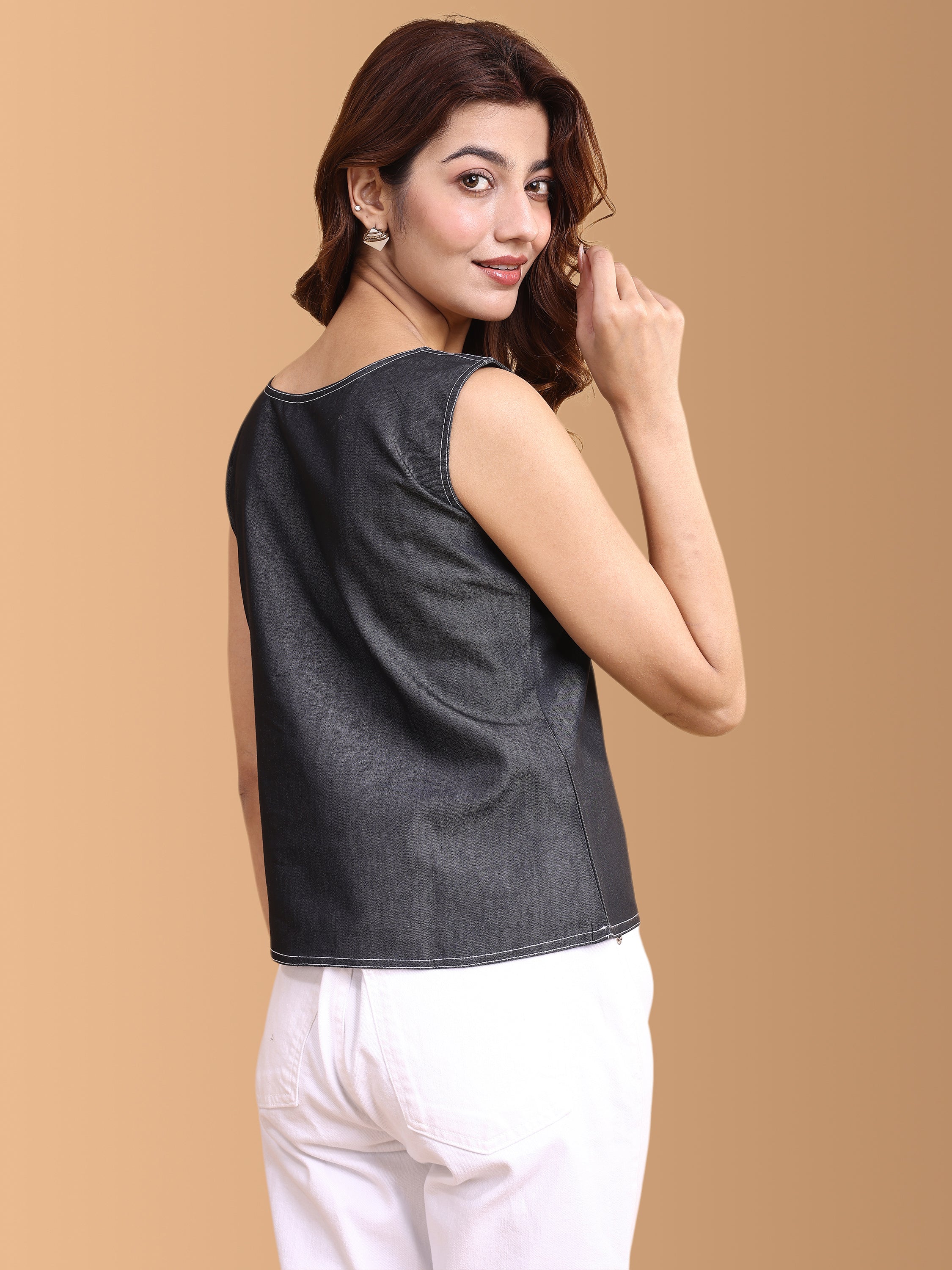 Women Denim Classic top