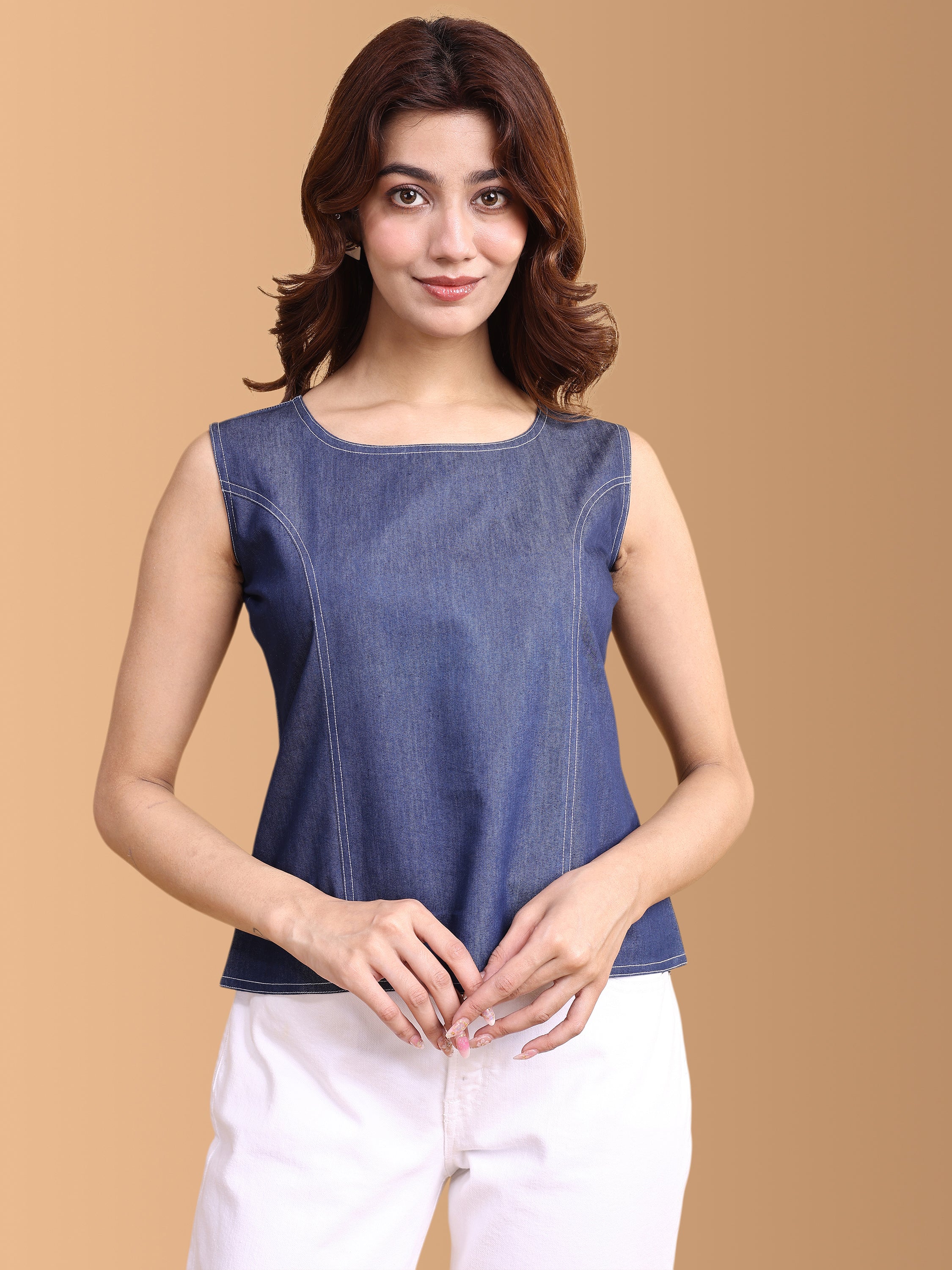 Women Denim Classic top