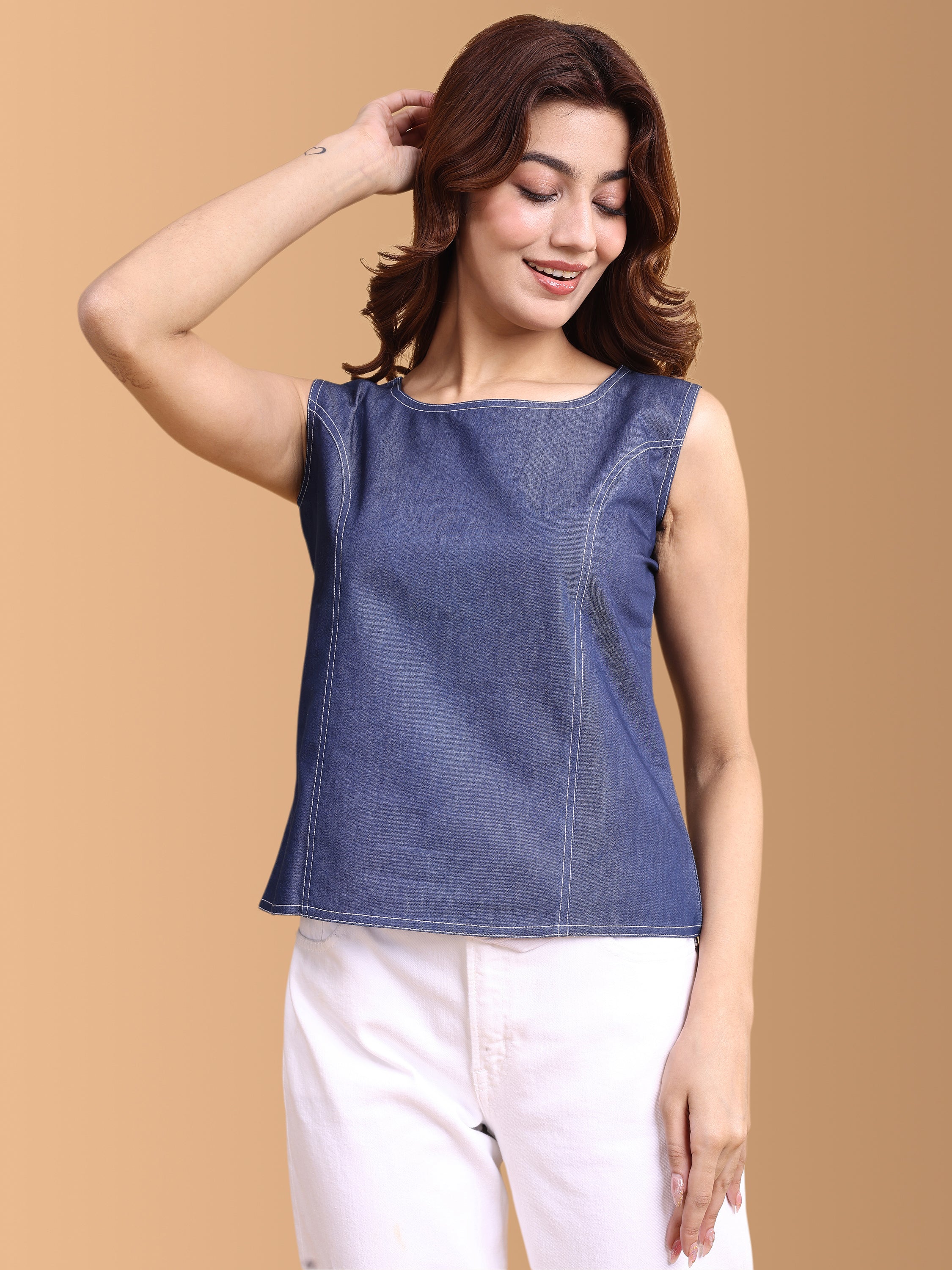 Women Denim Classic top