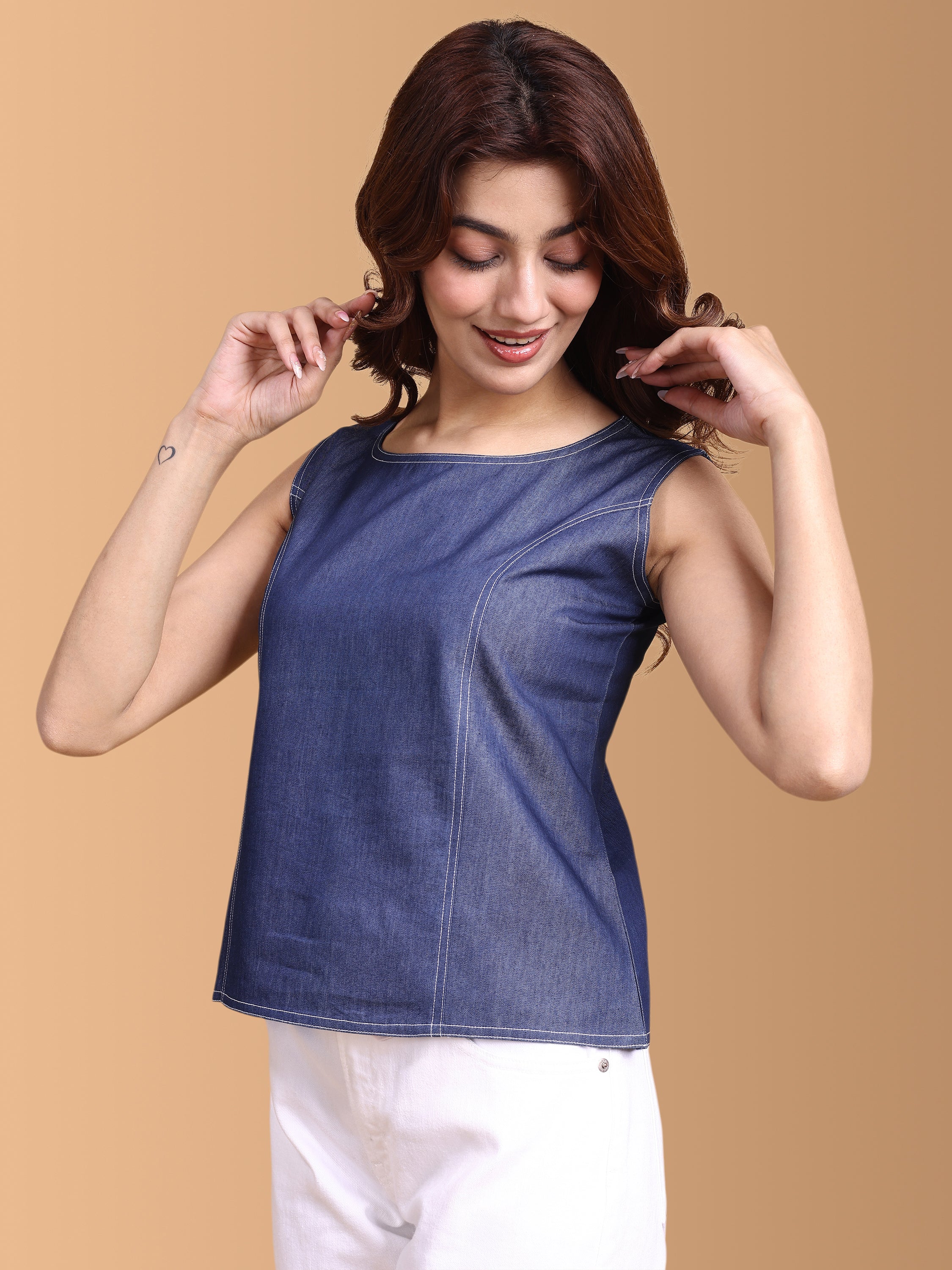 Women Denim Classic top