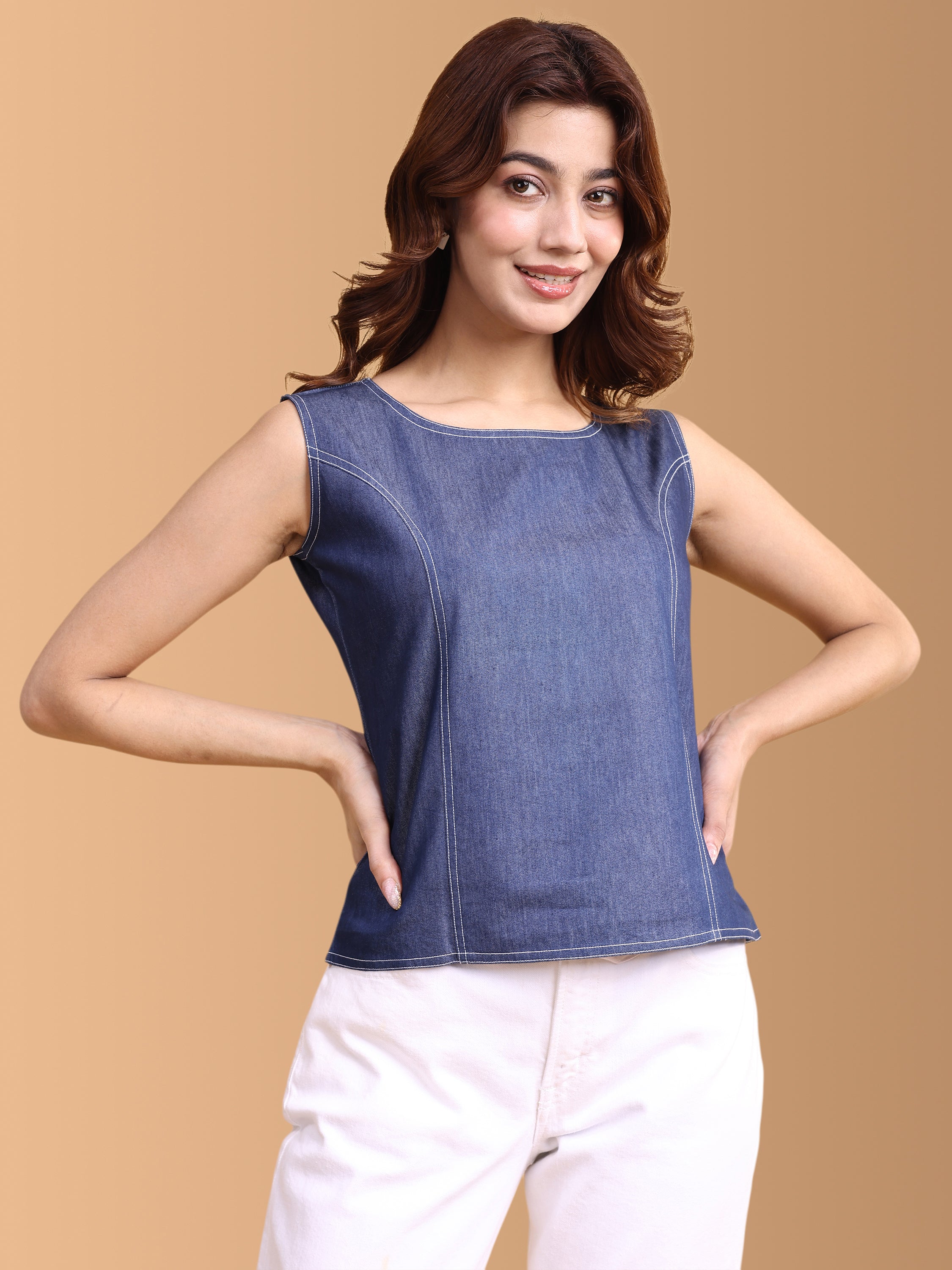 Women Denim Classic top