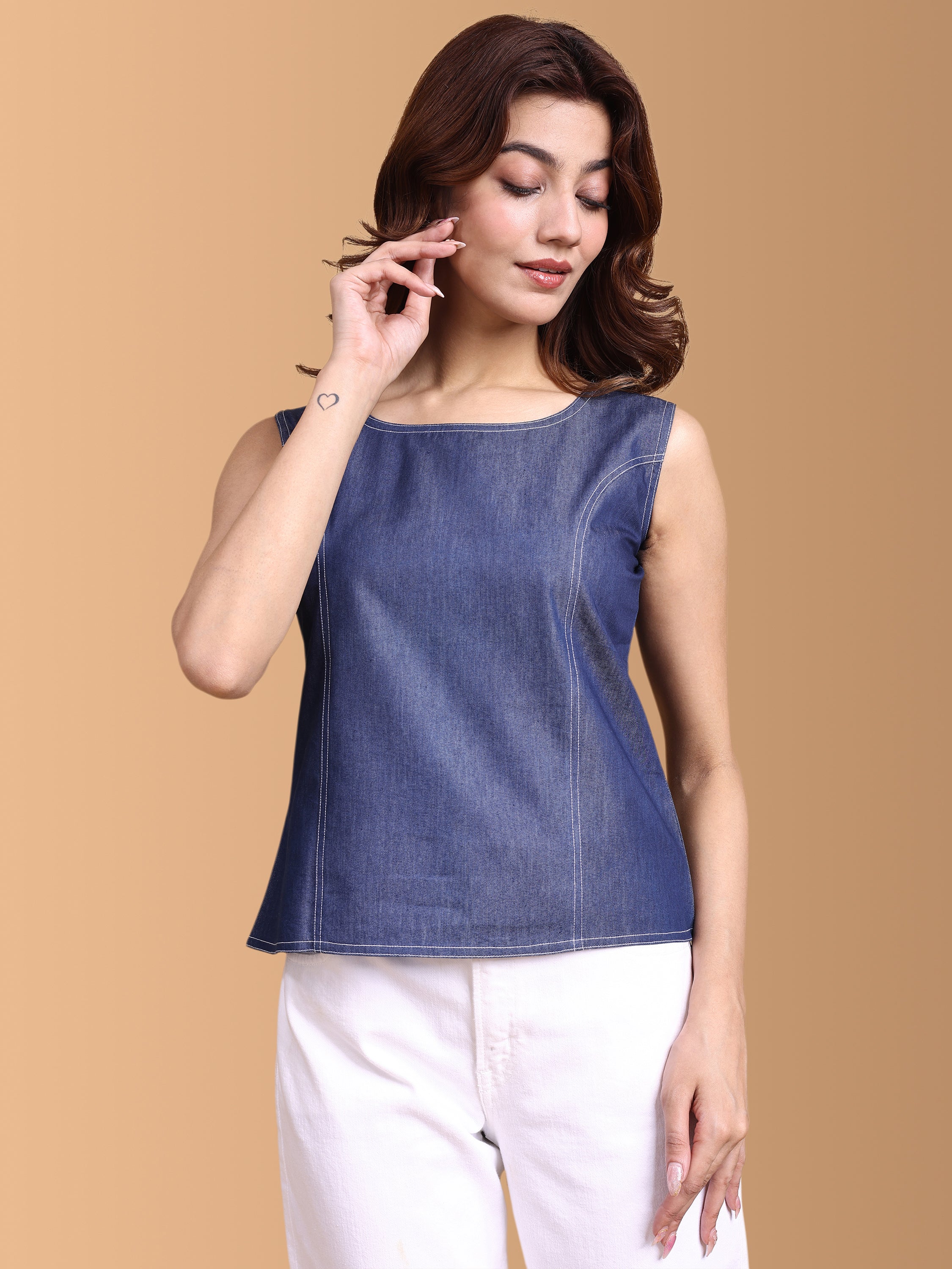Women Denim Classic top