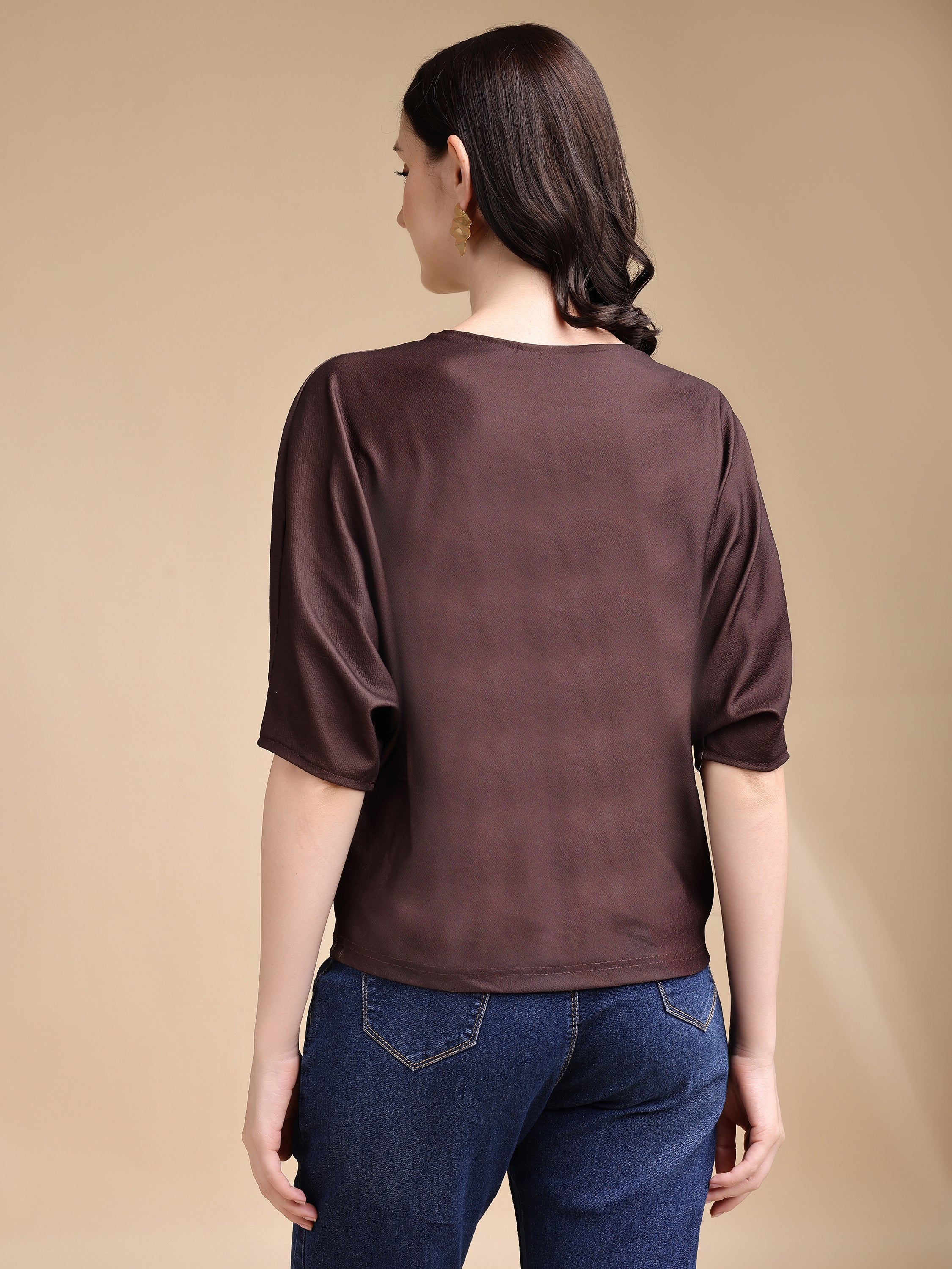 Women printed oversized Top