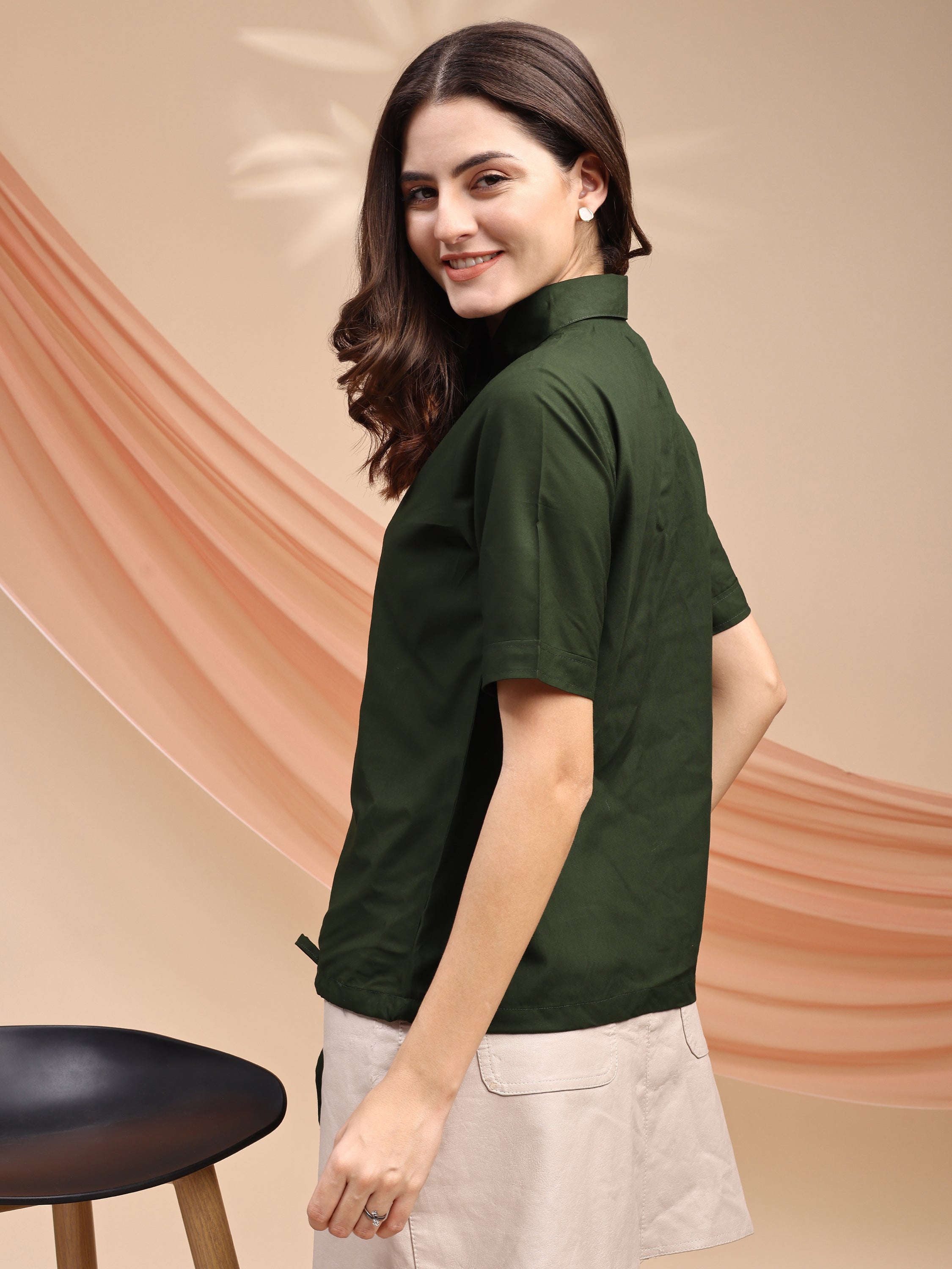 Women Solid Summer Top