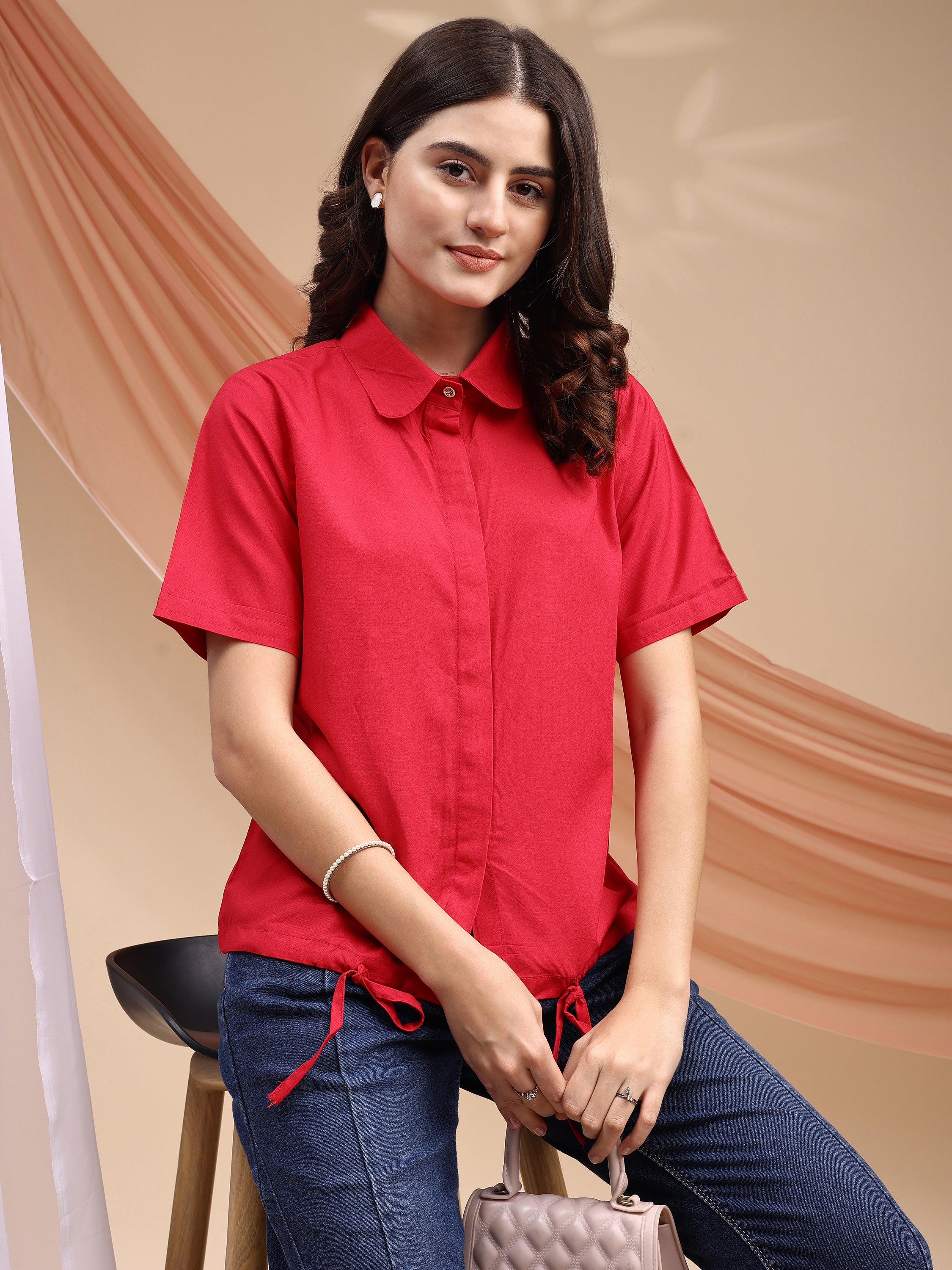 Women Solid Summer Top