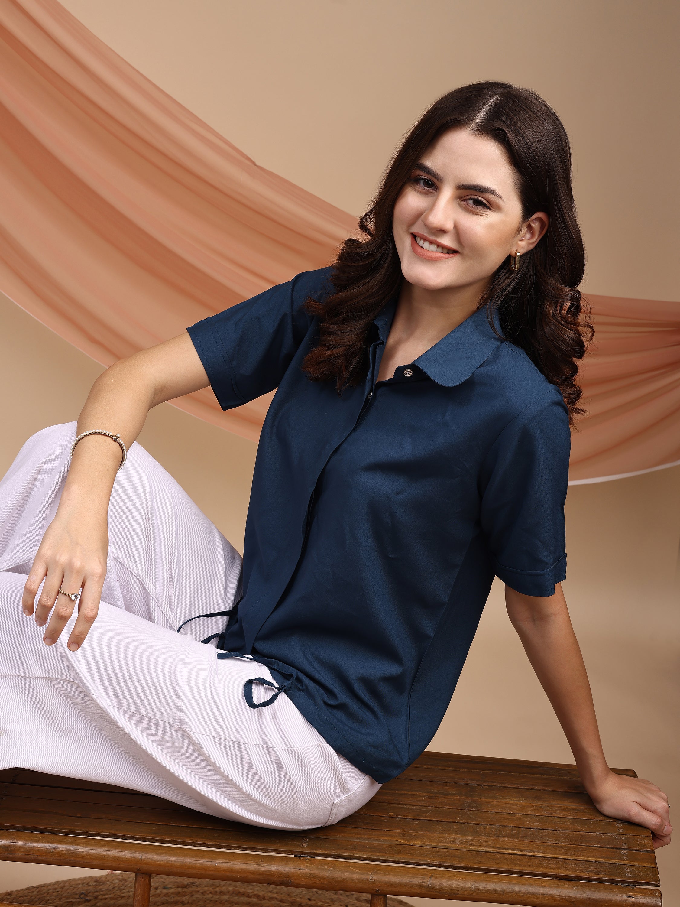 Women Solid Summer Top