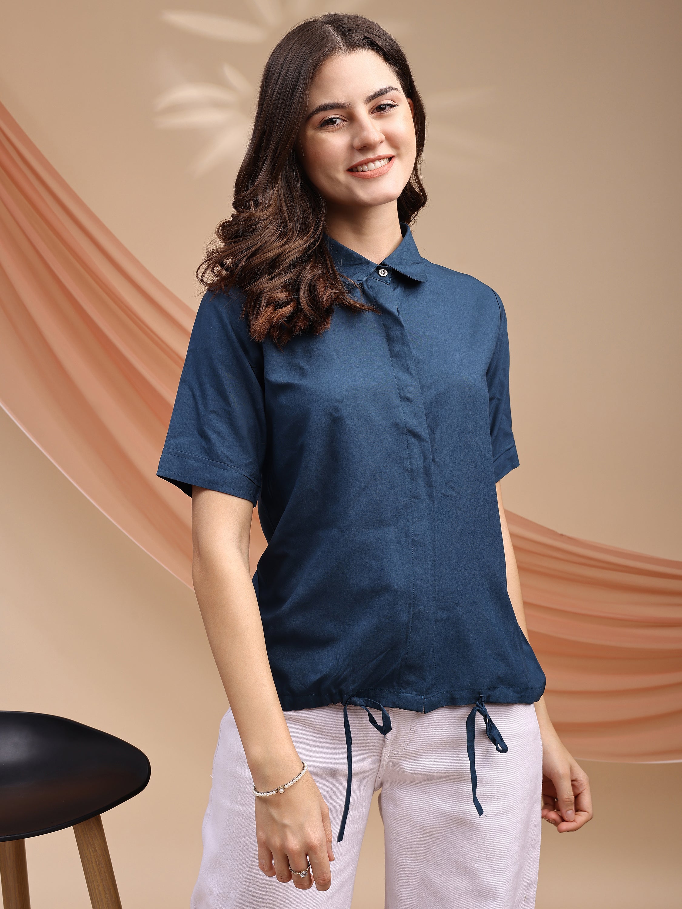 Women Solid Summer Top