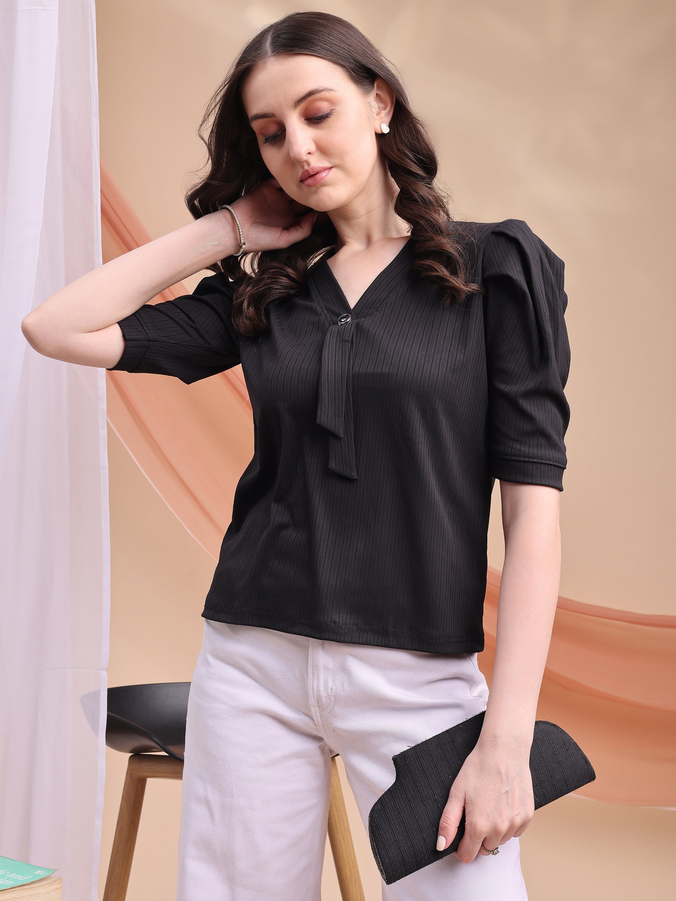Women stretchable Casual tops