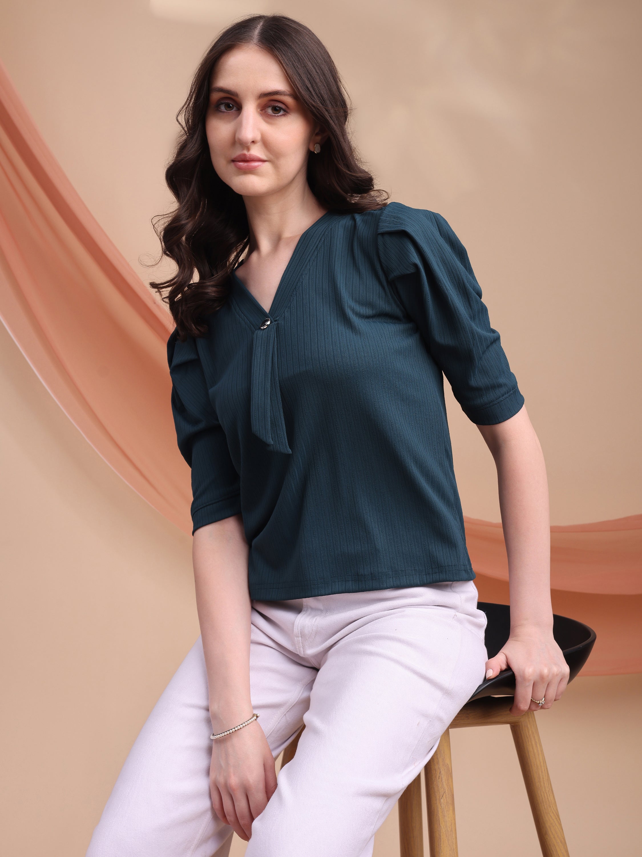 Women stretchable Casual tops