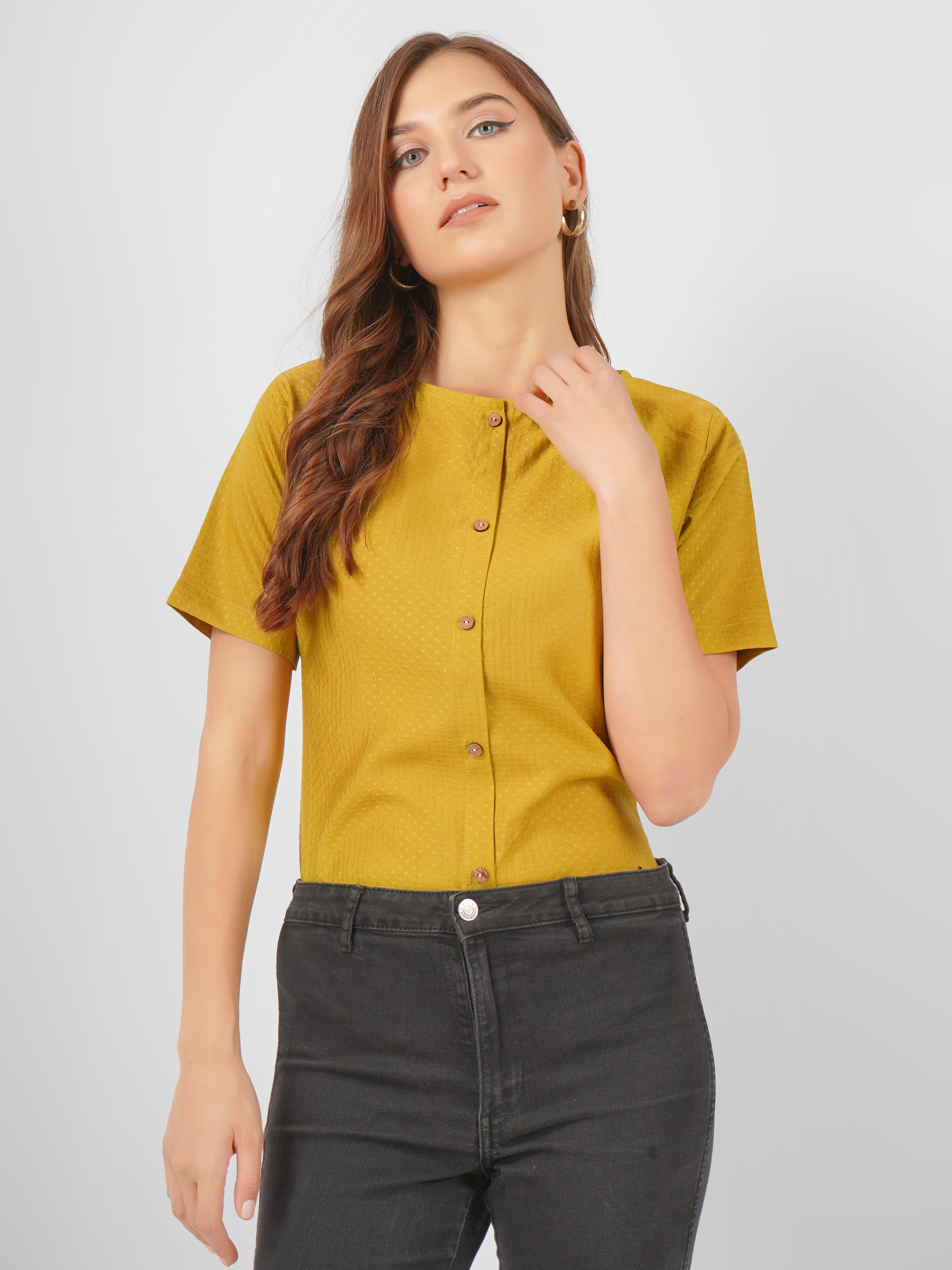 Women Solid Casual Top