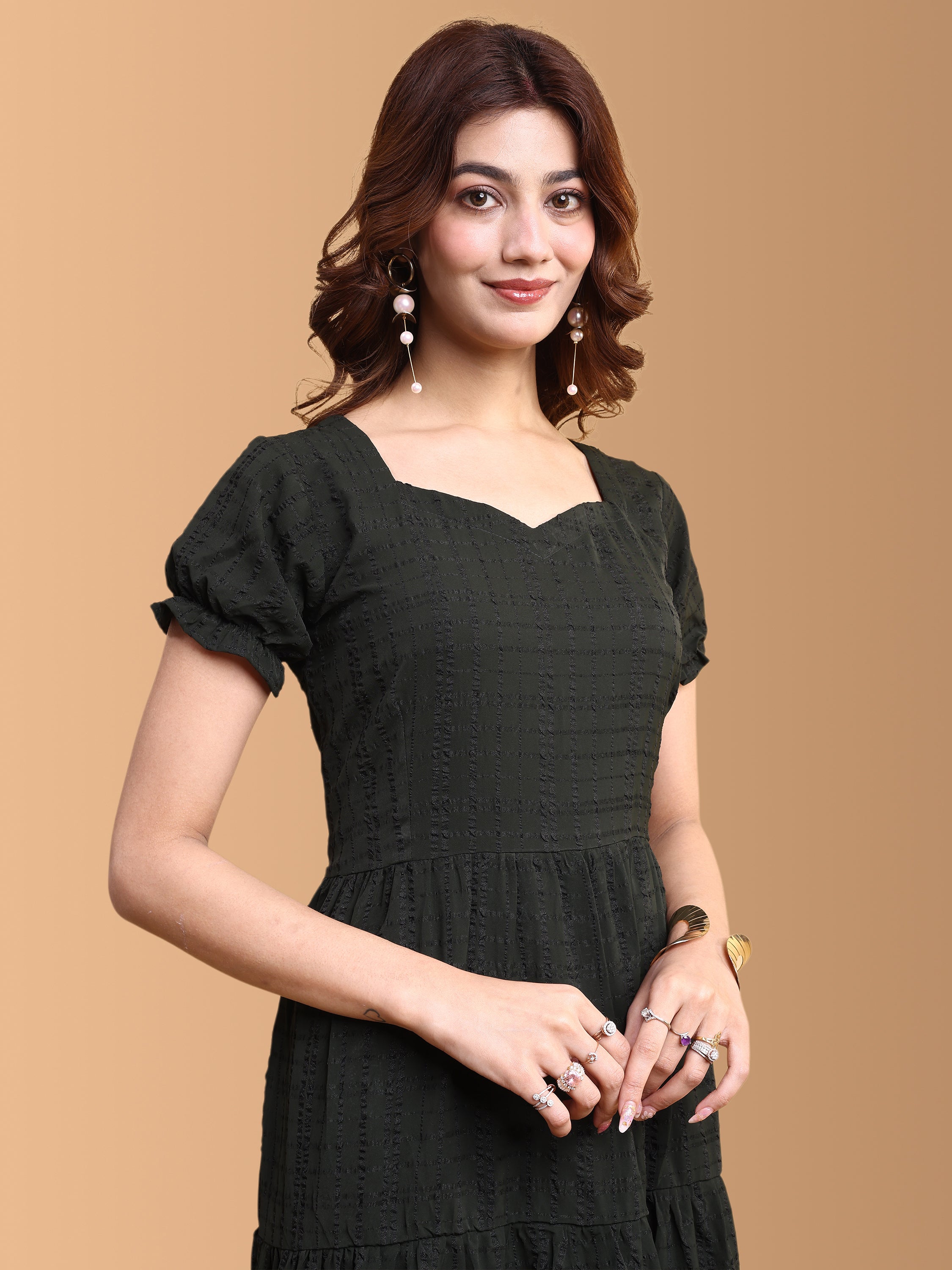 Women Fit & Flared Maxi Ethnic Dresses