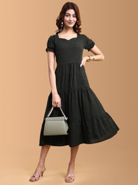 Women Fit & Flared Maxi Ethnic Dresses