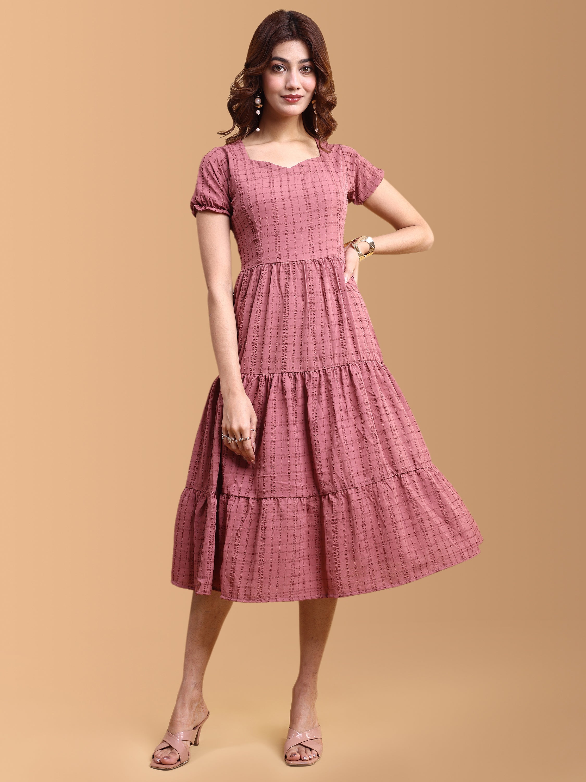 Women Fit & Flared Maxi Ethnic Dresses
