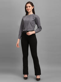 Kinjo Women Solid Formal Shirt