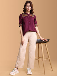 Women Embroidery Work Top