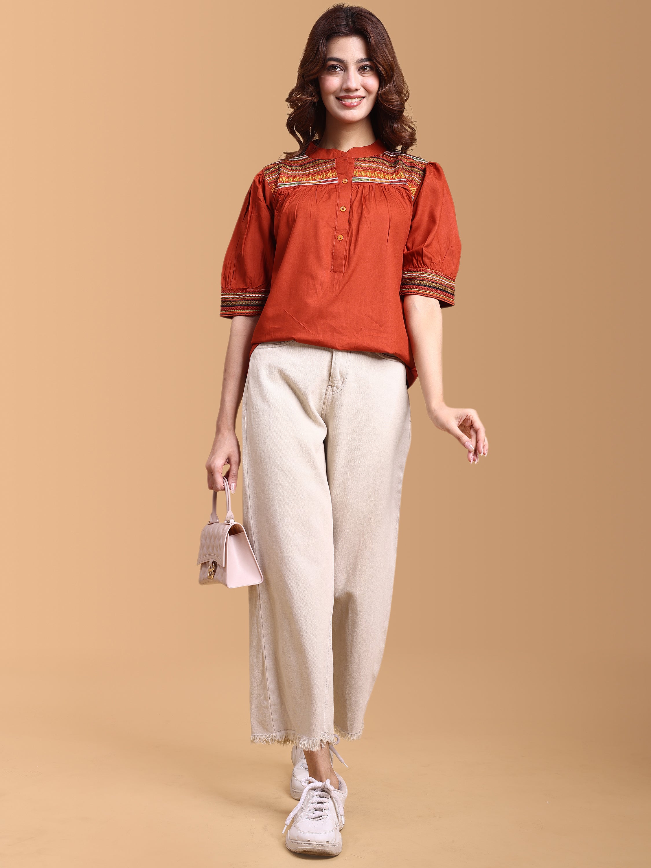 Women Embroidery Work Top