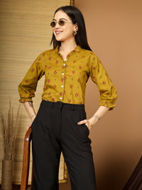 Women Floral Printed Casual Tops